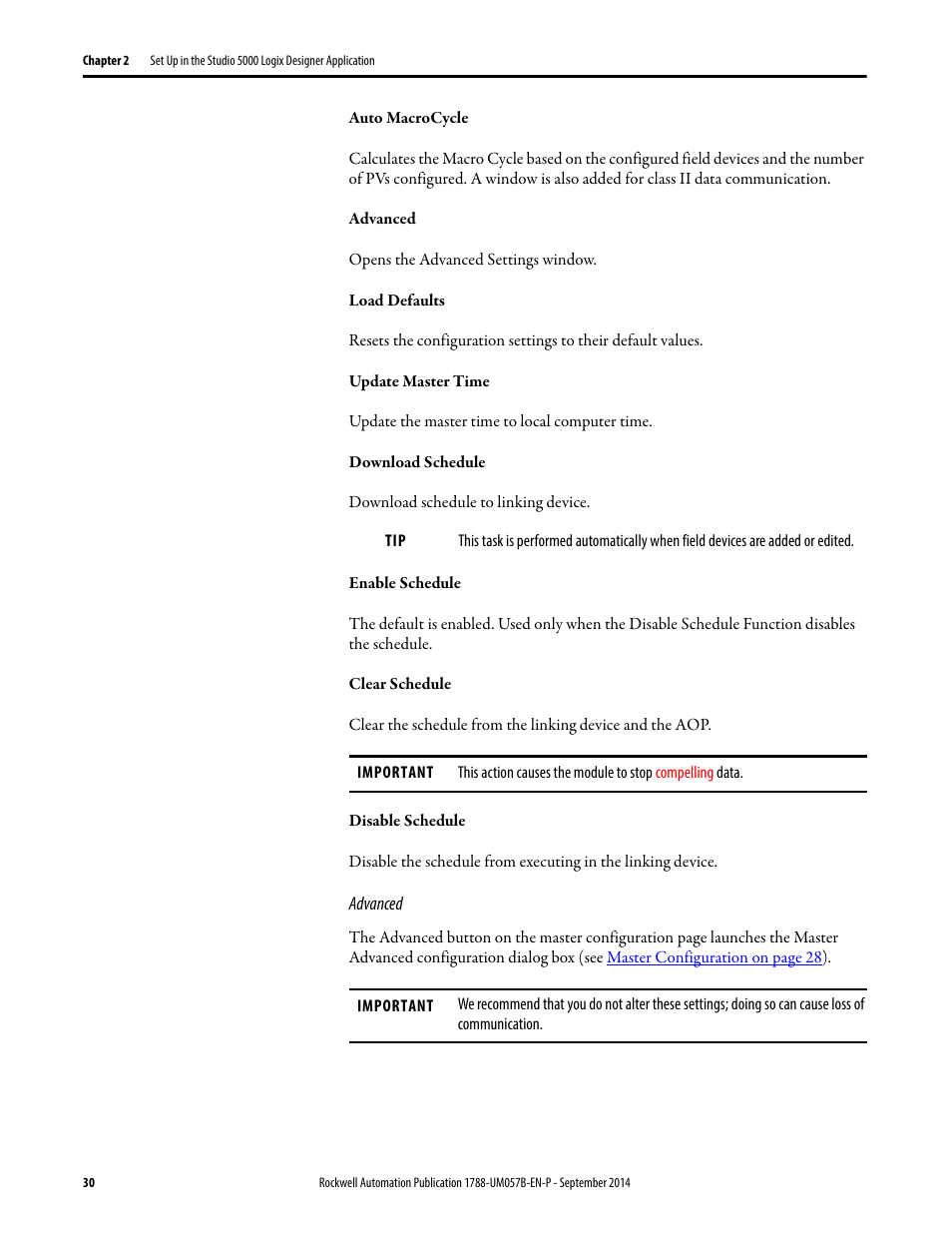 Rockwell Automation 1788-CN2FFR EtherNet/IP and ControlNet to FOUNDATION Fieldbus Linking Device User Manual | Page 32 / 104