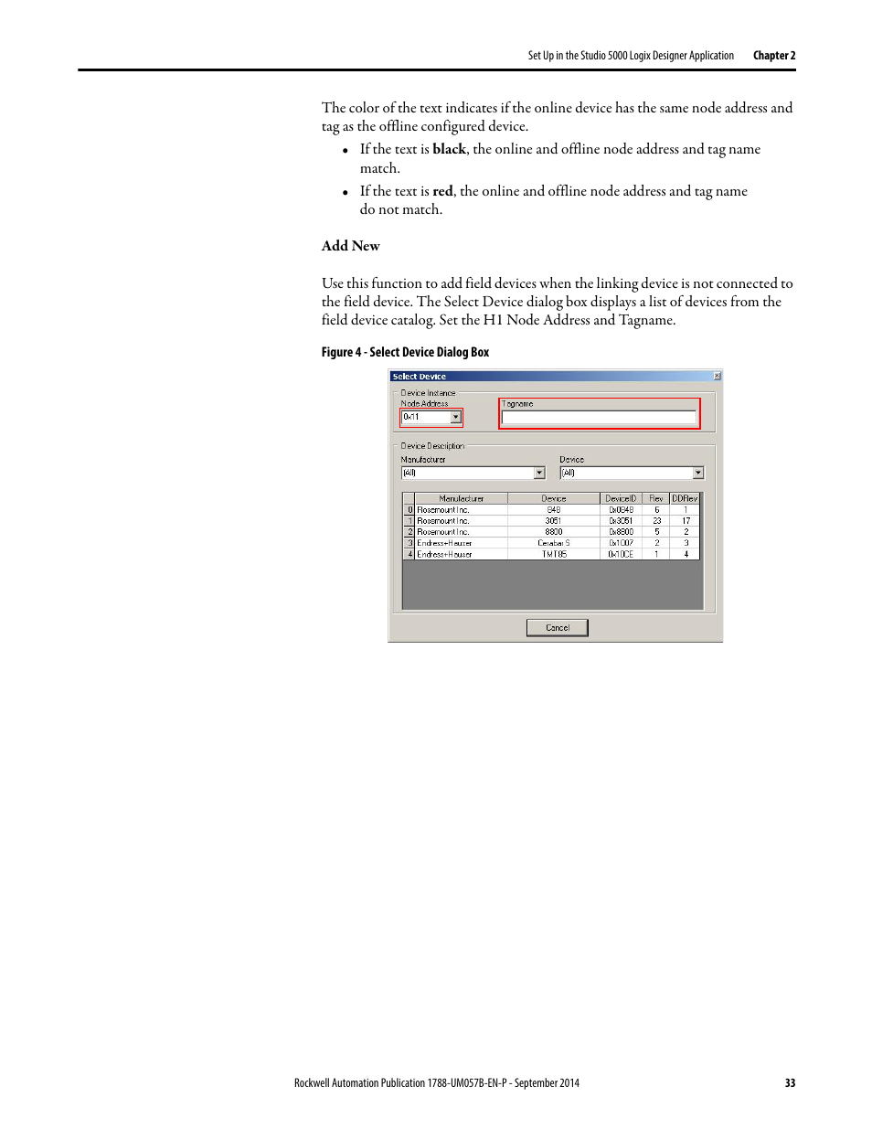 Rockwell Automation 1788-CN2FFR EtherNet/IP and ControlNet to FOUNDATION Fieldbus Linking Device User Manual | Page 35 / 104