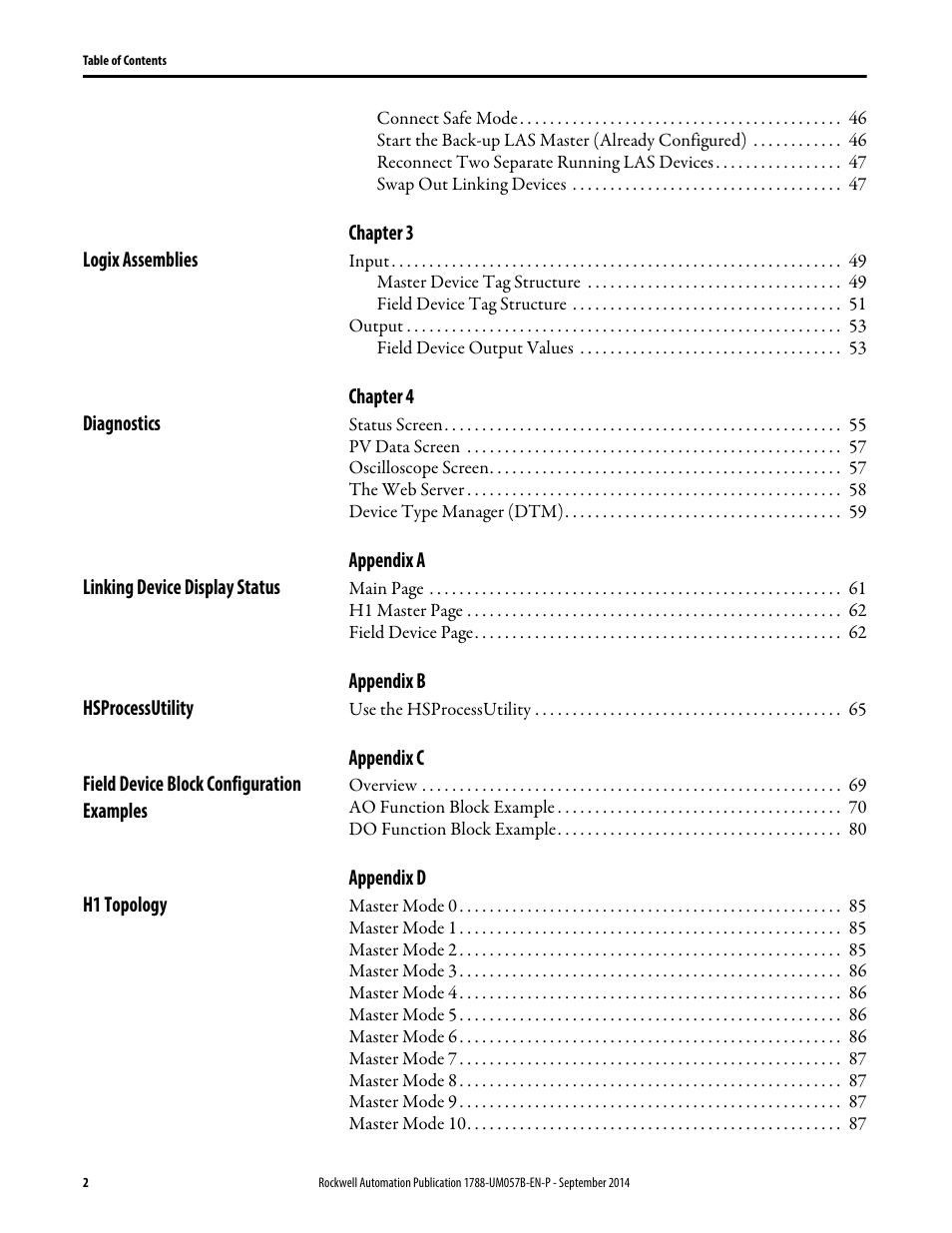 Rockwell Automation 1788-CN2FFR EtherNet/IP and ControlNet to FOUNDATION Fieldbus Linking Device User Manual | Page 4 / 104