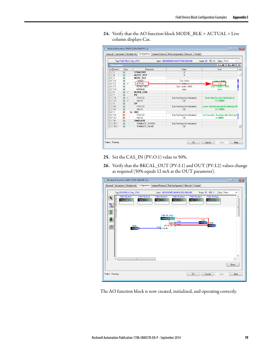 Rockwell Automation 1788-CN2FFR EtherNet/IP and ControlNet to FOUNDATION Fieldbus Linking Device User Manual | Page 81 / 104