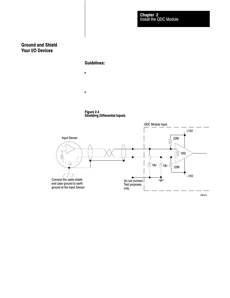 Ground and shield your i/o devices | Rockwell Automation 1771-QDC, D17716.5.85(Passport) MNL. PLASTIC MOLDING MODULE User Manual | Page 28 / 197