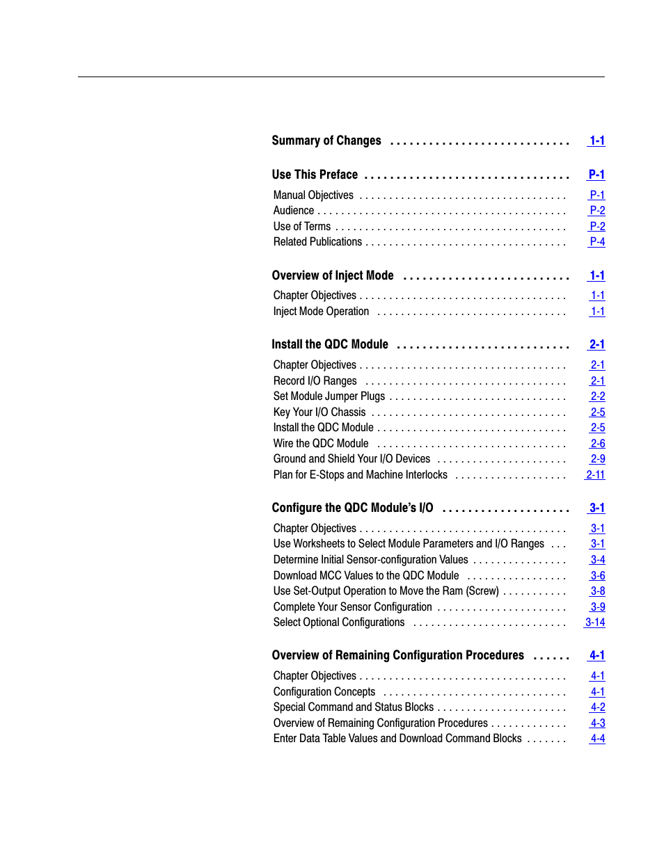 Rockwell Automation 1771-QDC, D17716.5.85(Passport) MNL. PLASTIC MOLDING MODULE User Manual | Page 4 / 197