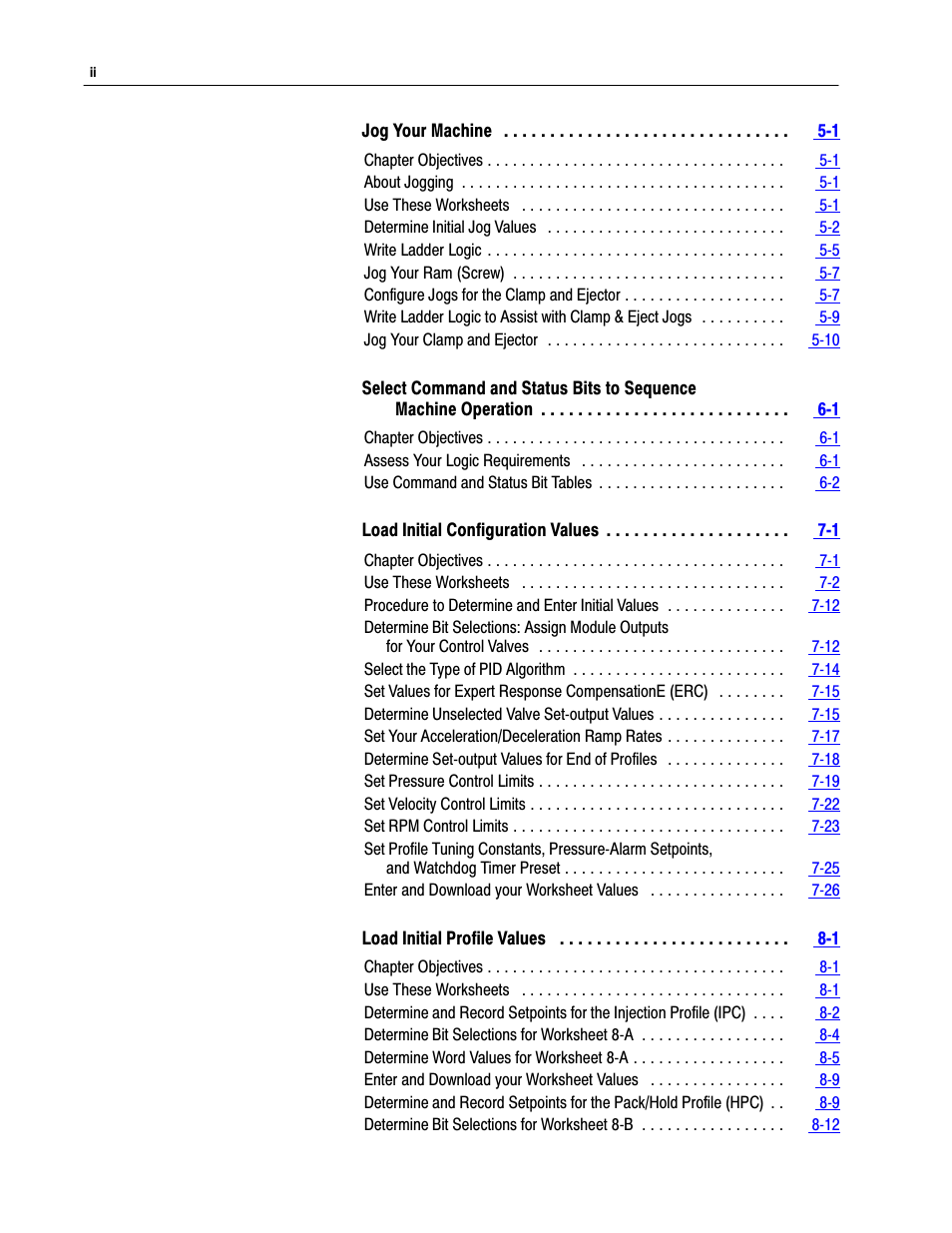 Rockwell Automation 1771-QDC, D17716.5.85(Passport) MNL. PLASTIC MOLDING MODULE User Manual | Page 5 / 197