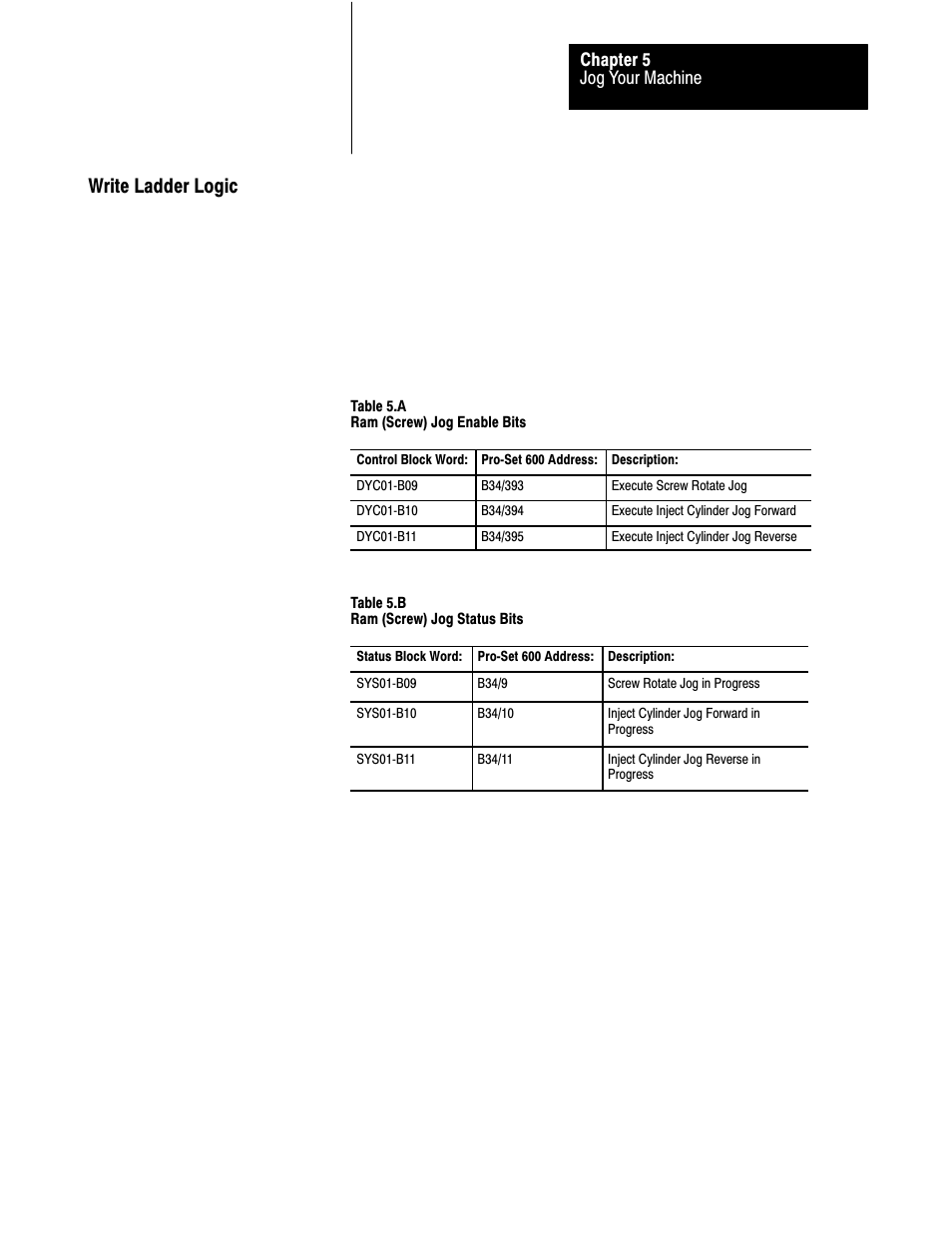 Write ladder logic | Rockwell Automation 1771-QDC, D17716.5.85(Passport) MNL. PLASTIC MOLDING MODULE User Manual | Page 59 / 197