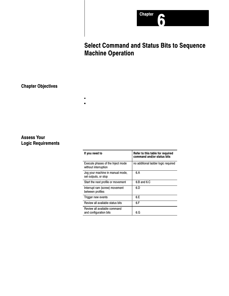 1771-6.5.85, 6 - program command-bit interaction | Rockwell Automation 1771-QDC, D17716.5.85(Passport) MNL. PLASTIC MOLDING MODULE User Manual | Page 65 / 197