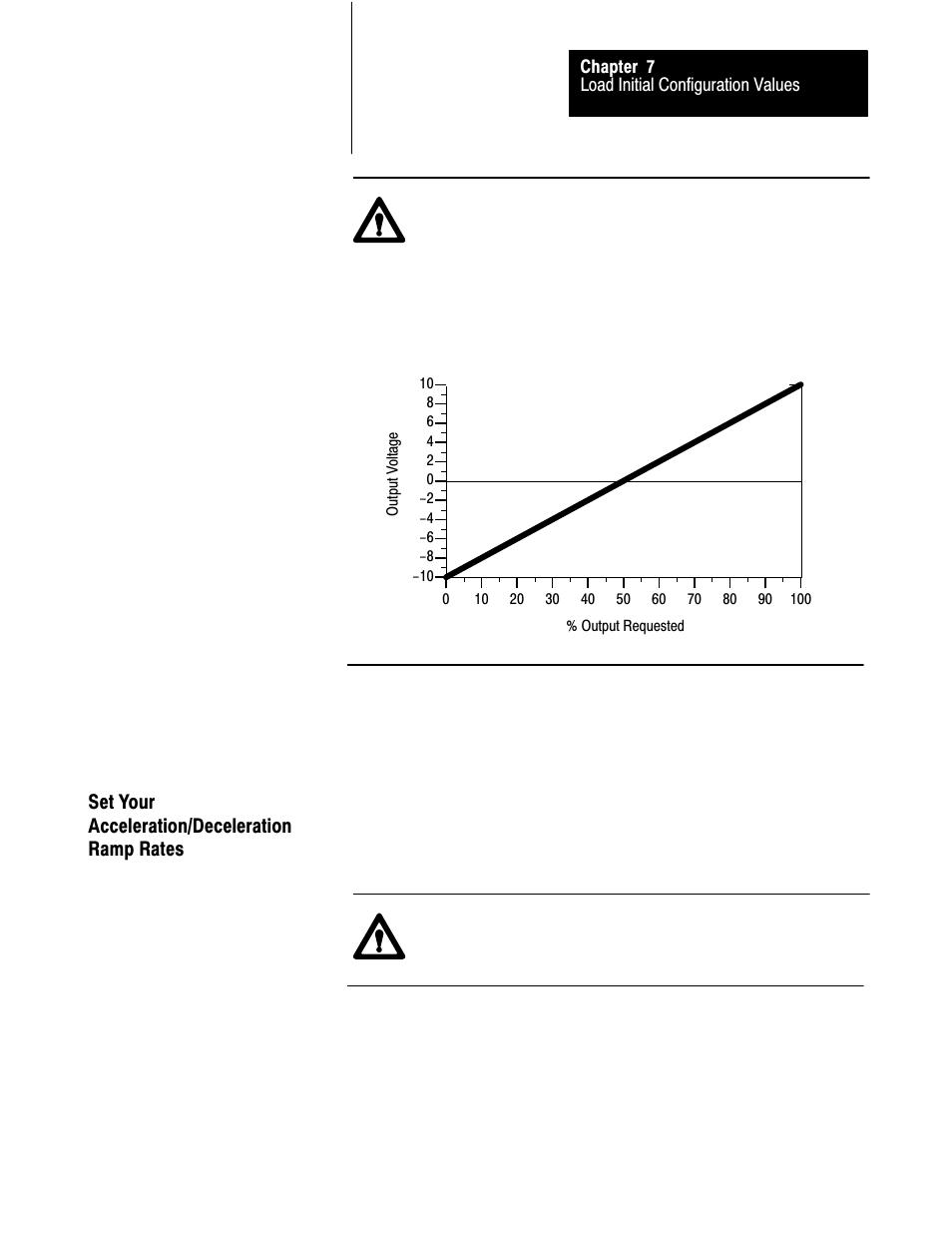 7ć17, Set your acceleration/deceleration ramp rates | Rockwell Automation 1771-QDC, D17716.5.85(Passport) MNL. PLASTIC MOLDING MODULE User Manual | Page 86 / 197