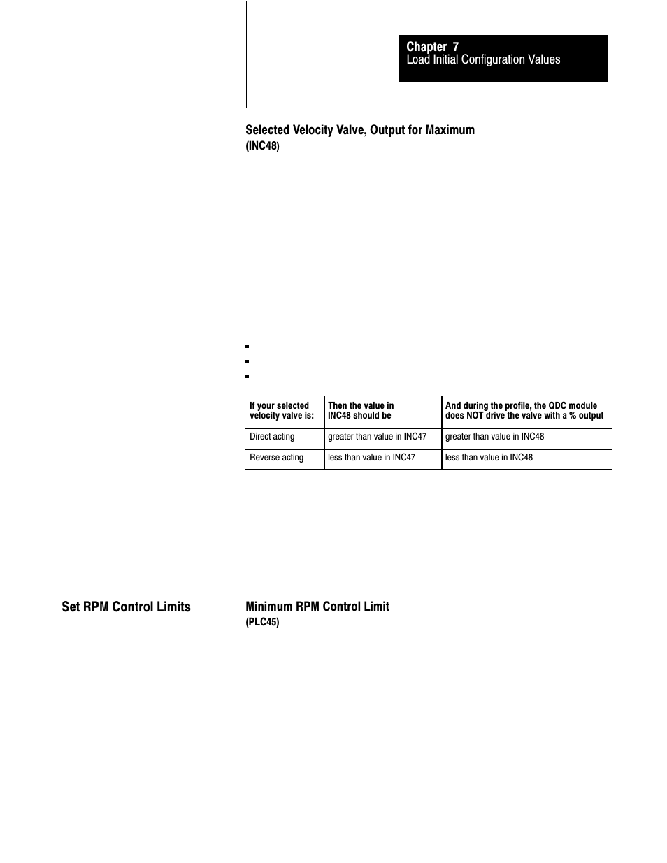 7ć23, Set rpm control limits | Rockwell Automation 1771-QDC, D17716.5.85(Passport) MNL. PLASTIC MOLDING MODULE User Manual | Page 92 / 197