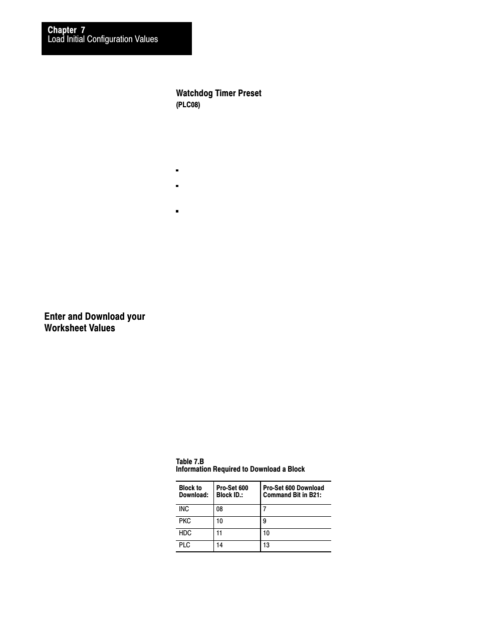 7ć26, Enter and download your worksheet values | Rockwell Automation 1771-QDC, D17716.5.85(Passport) MNL. PLASTIC MOLDING MODULE User Manual | Page 95 / 197