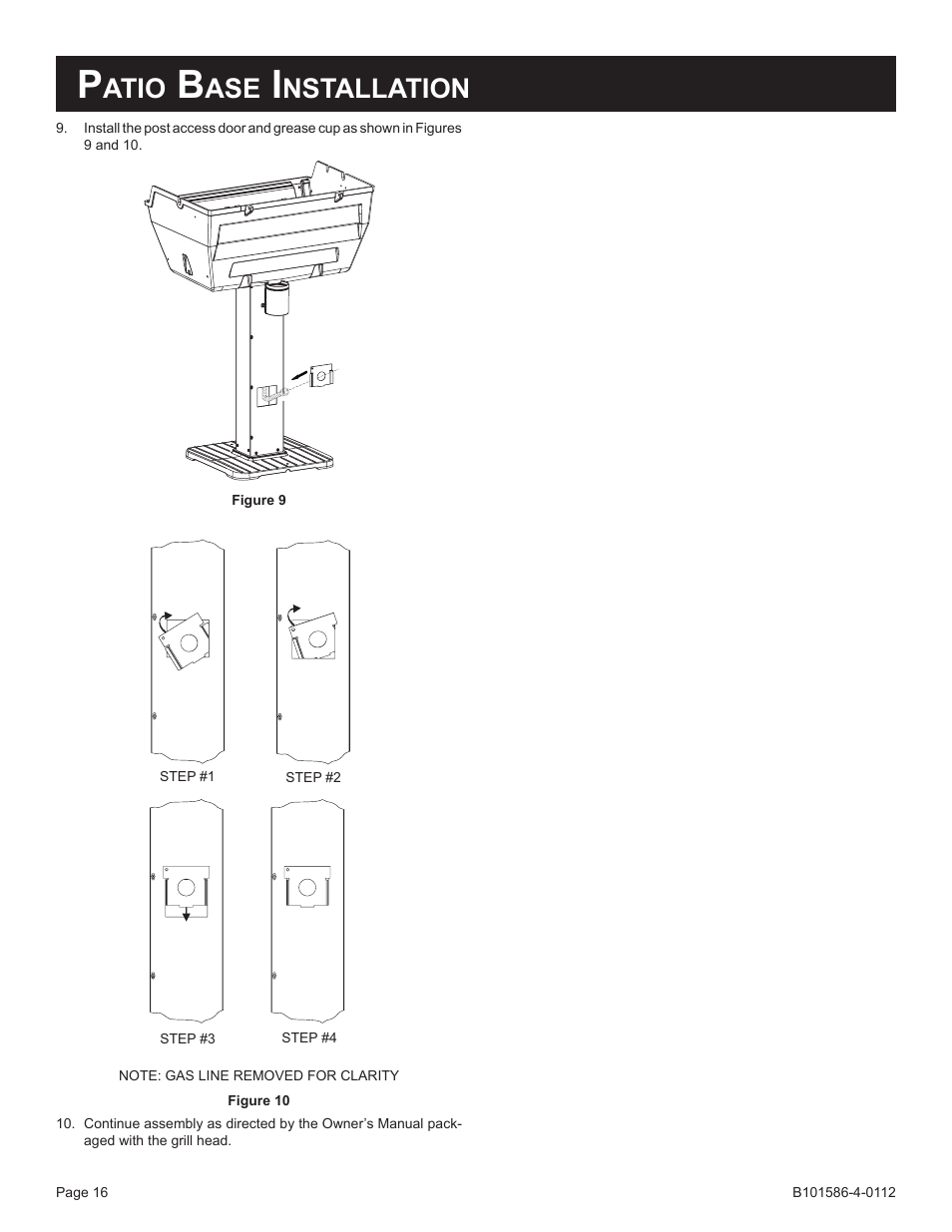 Atio, Nstallation | Broilmaster PCB1-2 User Manual | Page 16 / 24