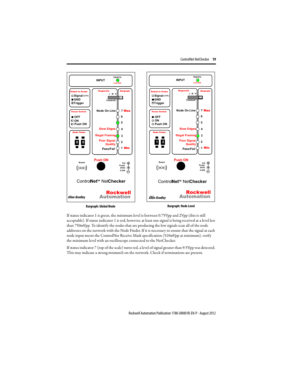 Rockwell automation, Control net, Net checker | Rockwell Automation 1788-CNCHKR ControlNet NetChecker User Manual User Manual | Page 19 / 24