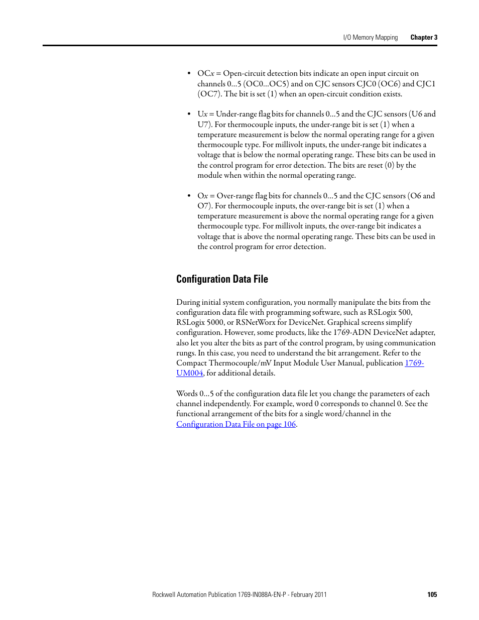 Configuration data file | Rockwell Automation 1769-XXXX Compact I/O Modules  User Manual | Page 105 / 202