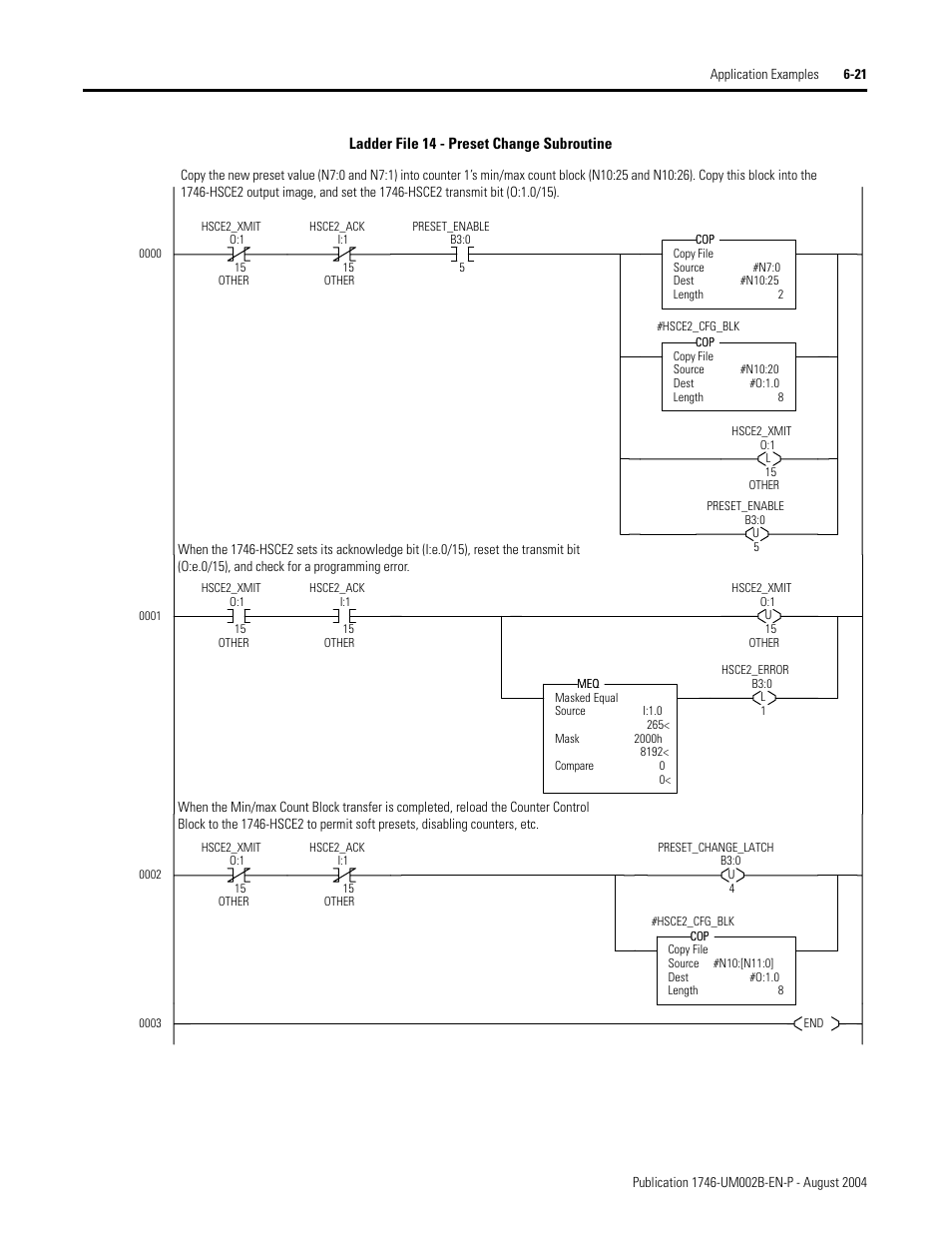 Rockwell Automation 1746-HSCE2 Multi-Channel High Speed Counter Module User Manual | Page 113 / 140