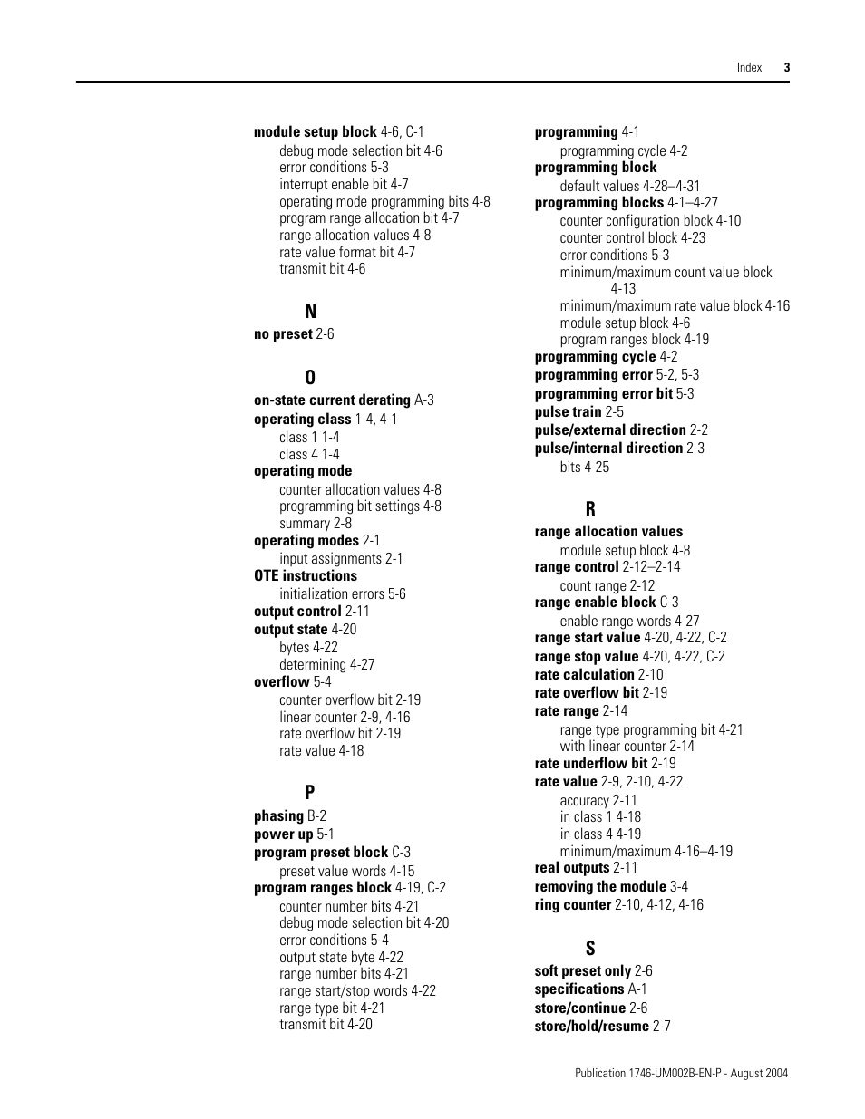 Rockwell Automation 1746-HSCE2 Multi-Channel High Speed Counter Module User Manual | Page 137 / 140