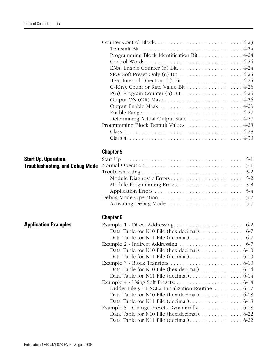 Rockwell Automation 1746-HSCE2 Multi-Channel High Speed Counter Module User Manual | Page 6 / 140