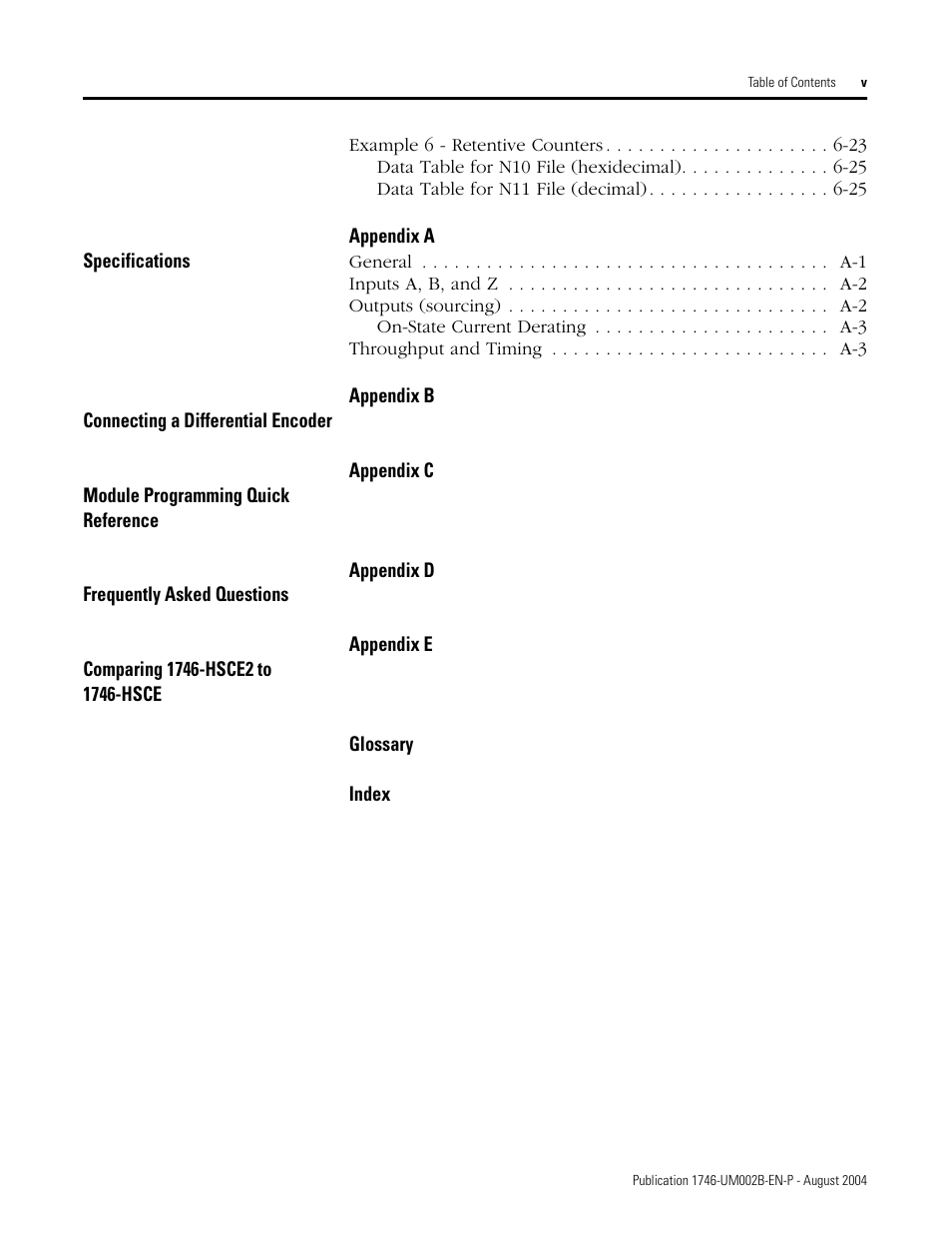 Rockwell Automation 1746-HSCE2 Multi-Channel High Speed Counter Module User Manual | Page 7 / 140