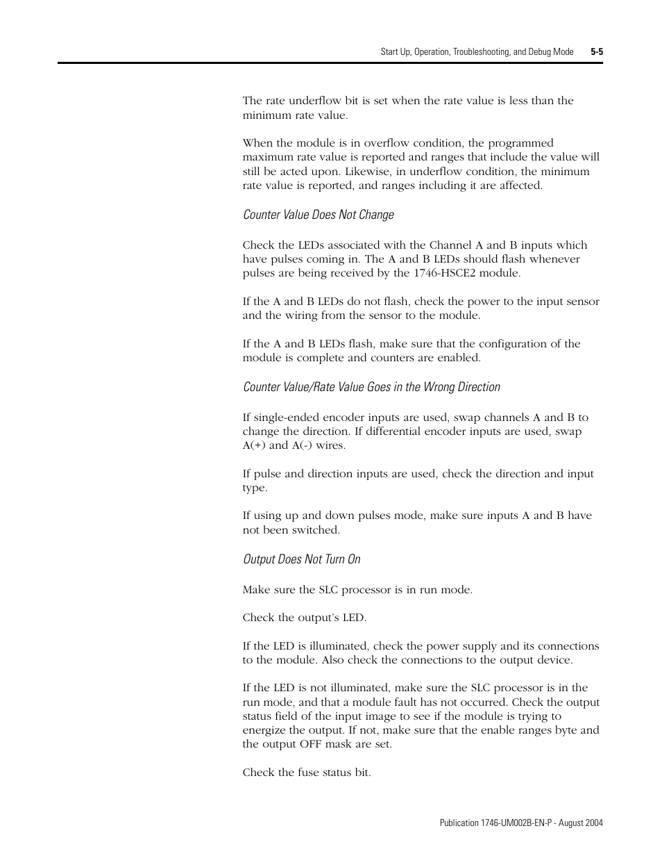 Rockwell Automation 1746-HSCE2 Multi-Channel High Speed Counter Module User Manual | Page 87 / 140