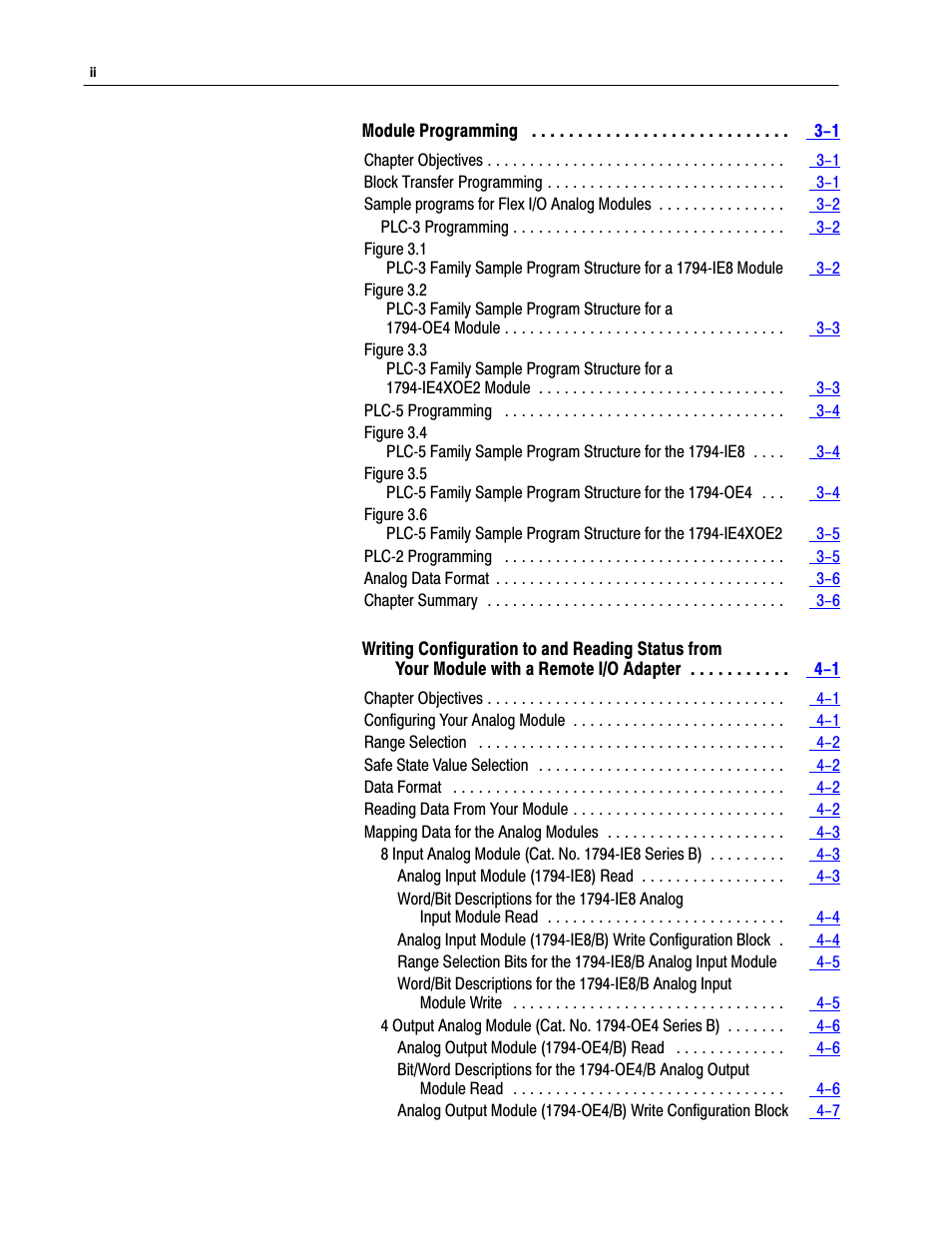 Rockwell Automation 1794-IE4XOE2,1794-IE8,1794-OE4,D17946.5.2 FLEX I/O ANALOG MODULE User Manual | Page 5 / 73