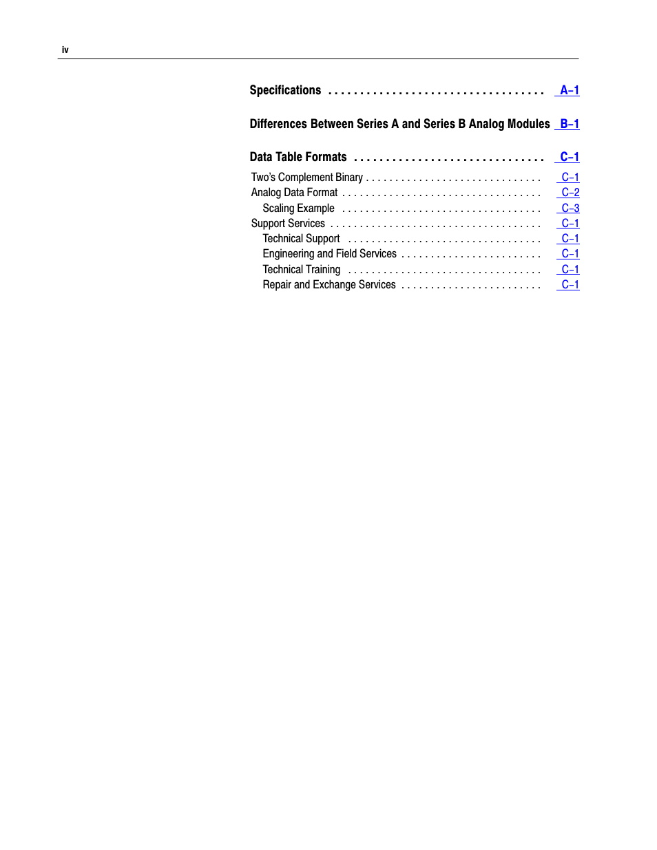 Rockwell Automation 1794-IE4XOE2,1794-IE8,1794-OE4,D17946.5.2 FLEX I/O ANALOG MODULE User Manual | Page 7 / 73