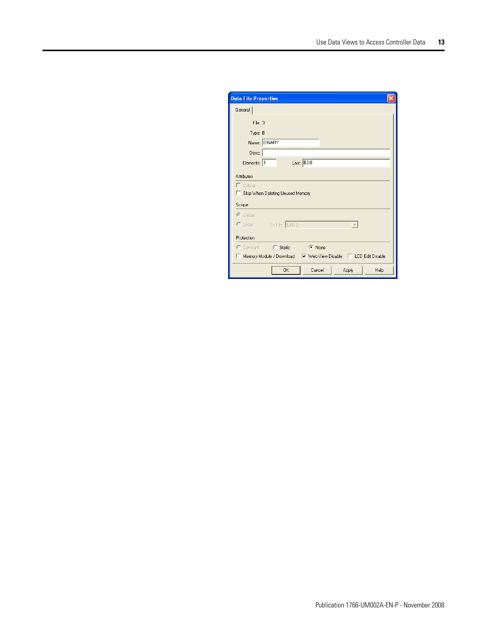 Rockwell Automation 1766-L32xxx MicroLogix 1400 Programmable Controllers Web Server User Manual User Manual | Page 15 / 48