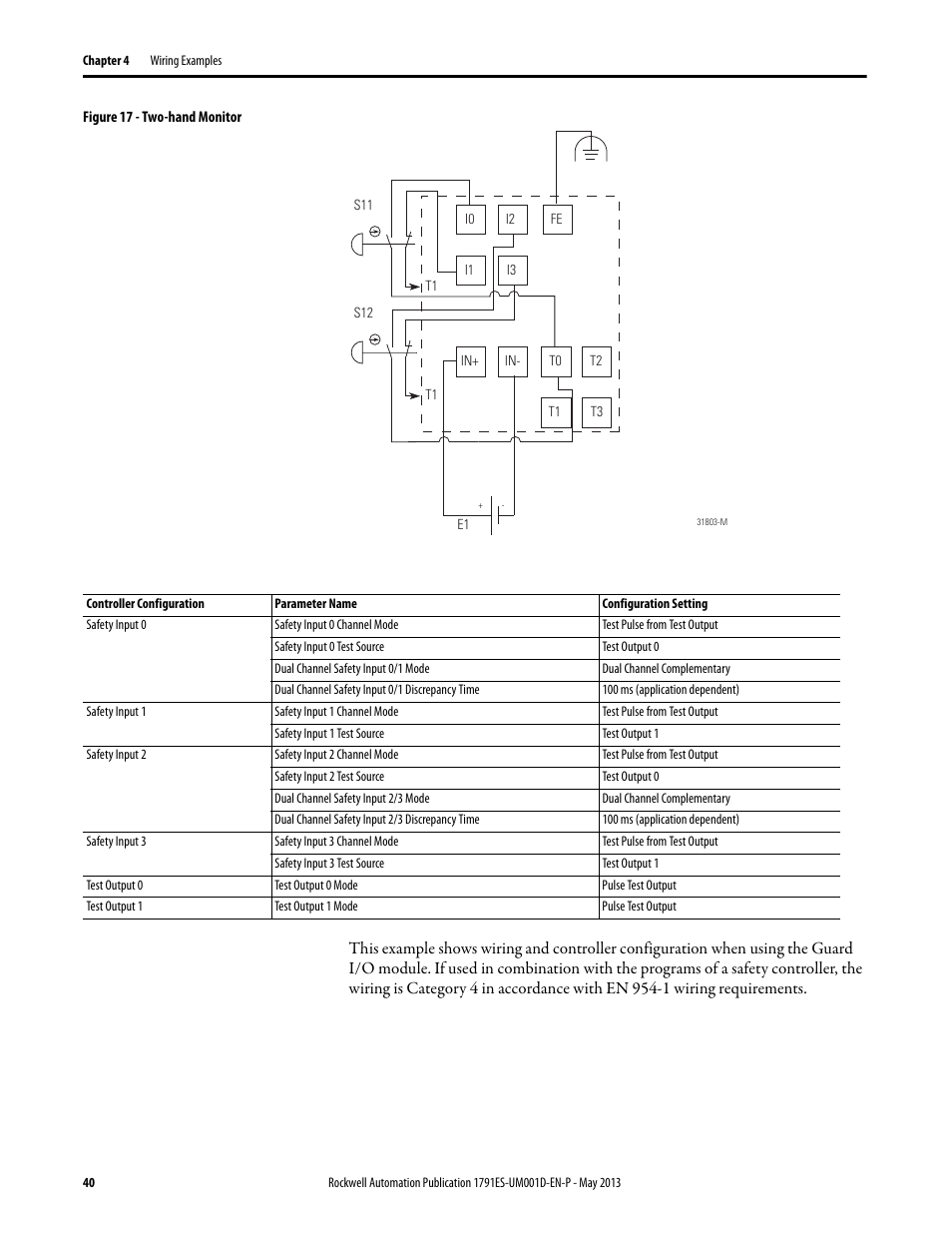 Rockwell Automation 1791ES-IB16 Guard I/O EtherNet/IP Safety Modules User Manual | Page 40 / 100