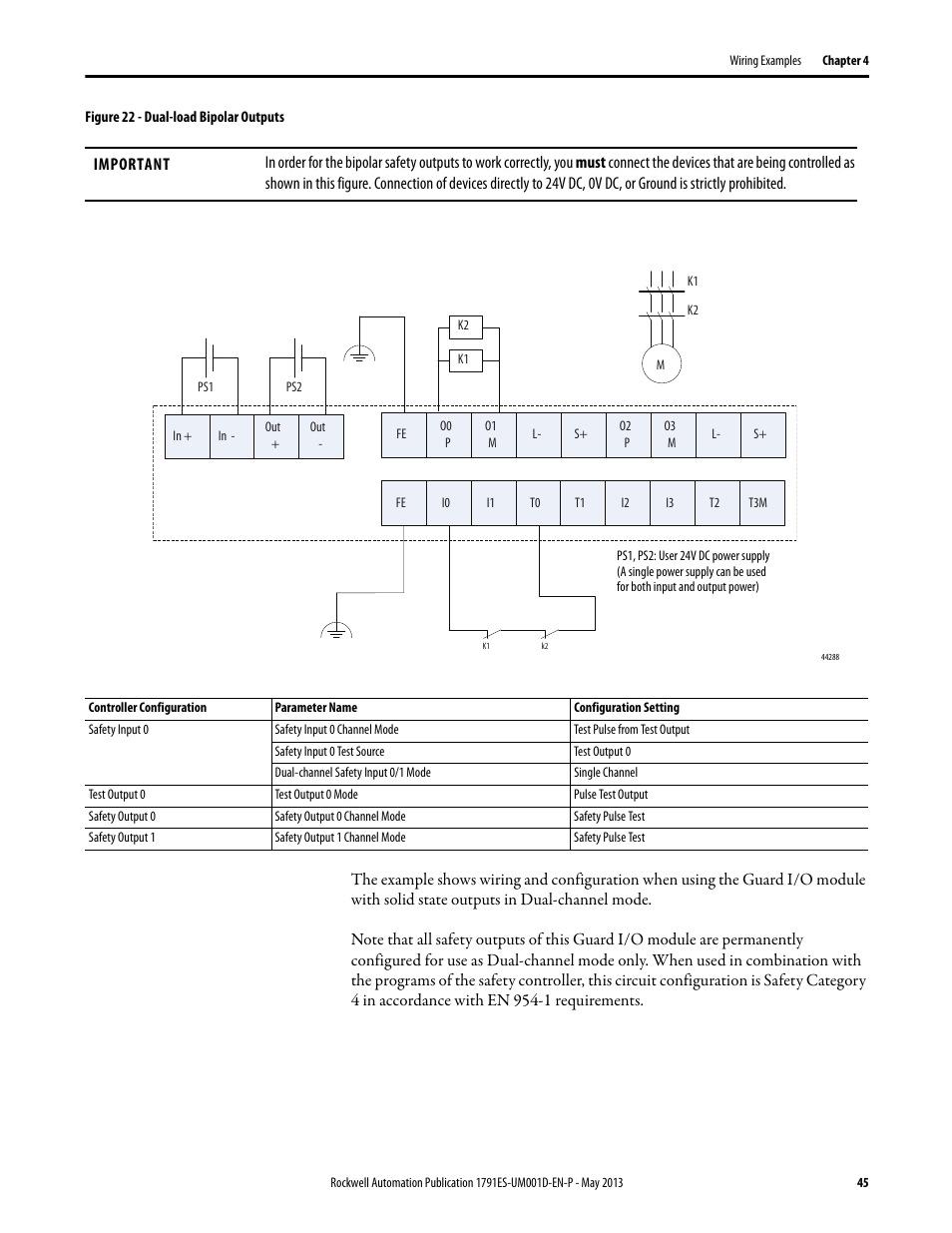 Rockwell Automation 1791ES-IB16 Guard I/O EtherNet/IP Safety Modules User Manual | Page 45 / 100