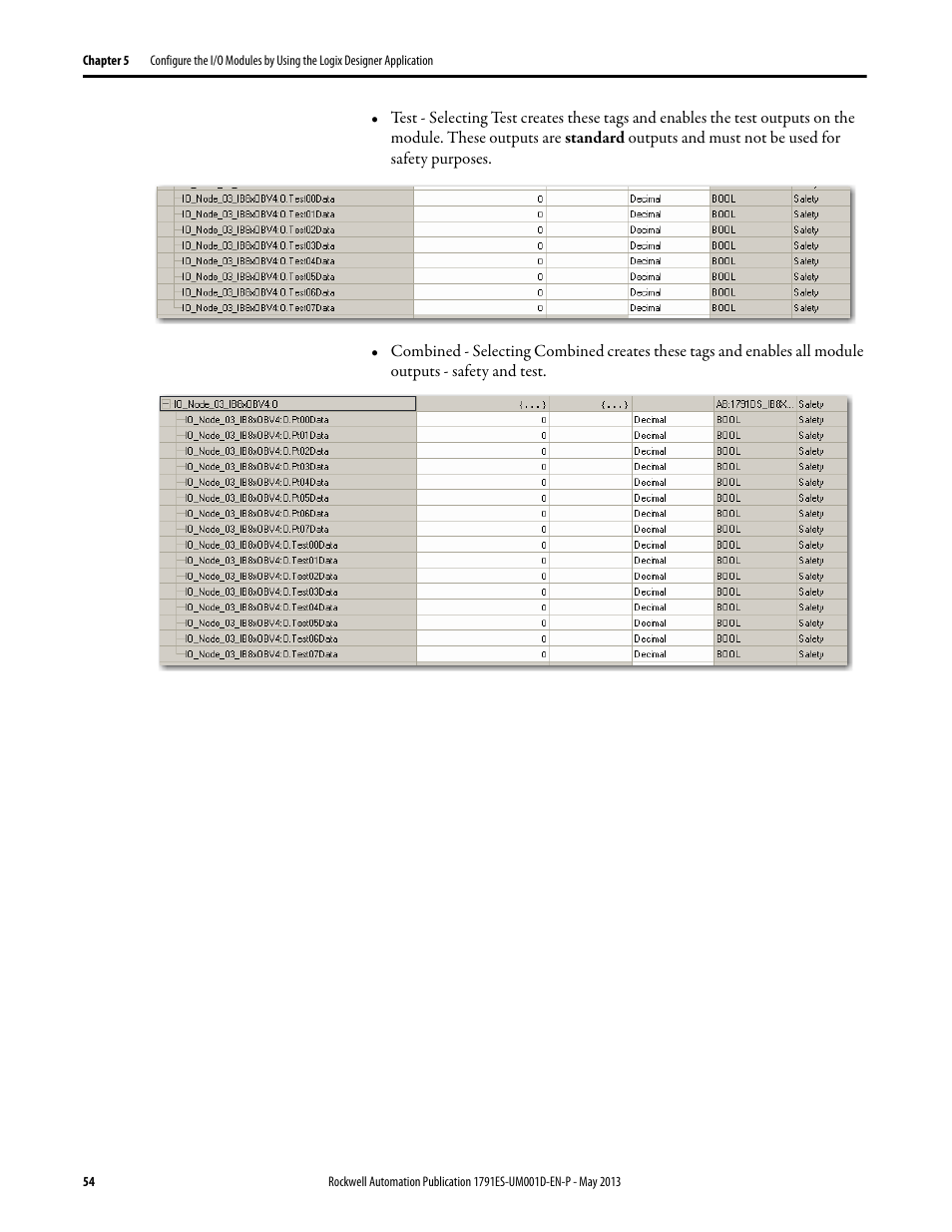 Rockwell Automation 1791ES-IB16 Guard I/O EtherNet/IP Safety Modules User Manual | Page 54 / 100