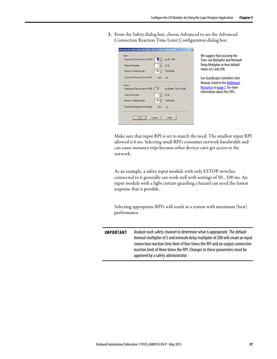 Rockwell Automation 1791ES-IB16 Guard I/O EtherNet/IP Safety Modules User Manual | Page 57 / 100