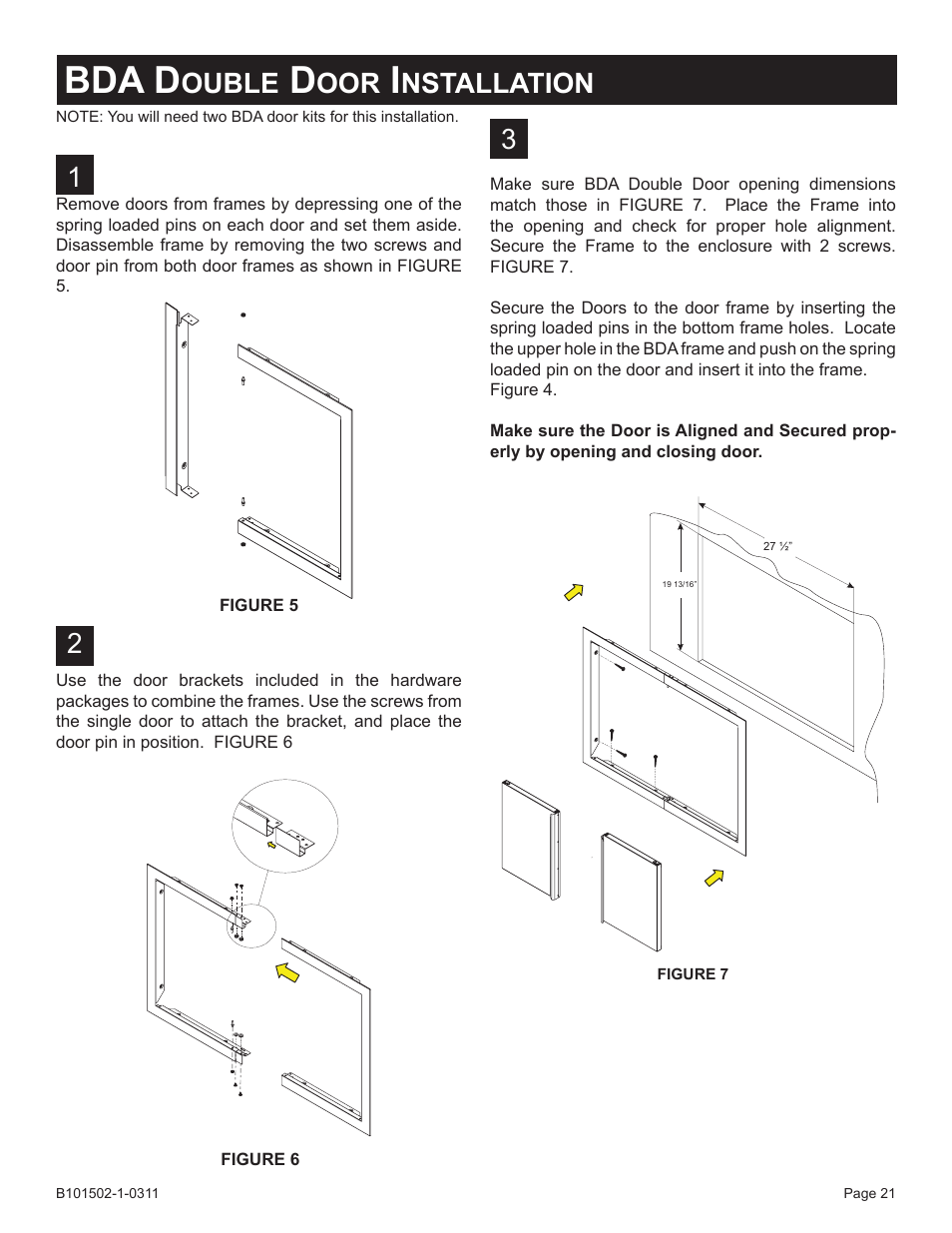 Bda d, Ouble, Nstallation | Broilmaster BRB-1 User Manual | Page 21 / 28