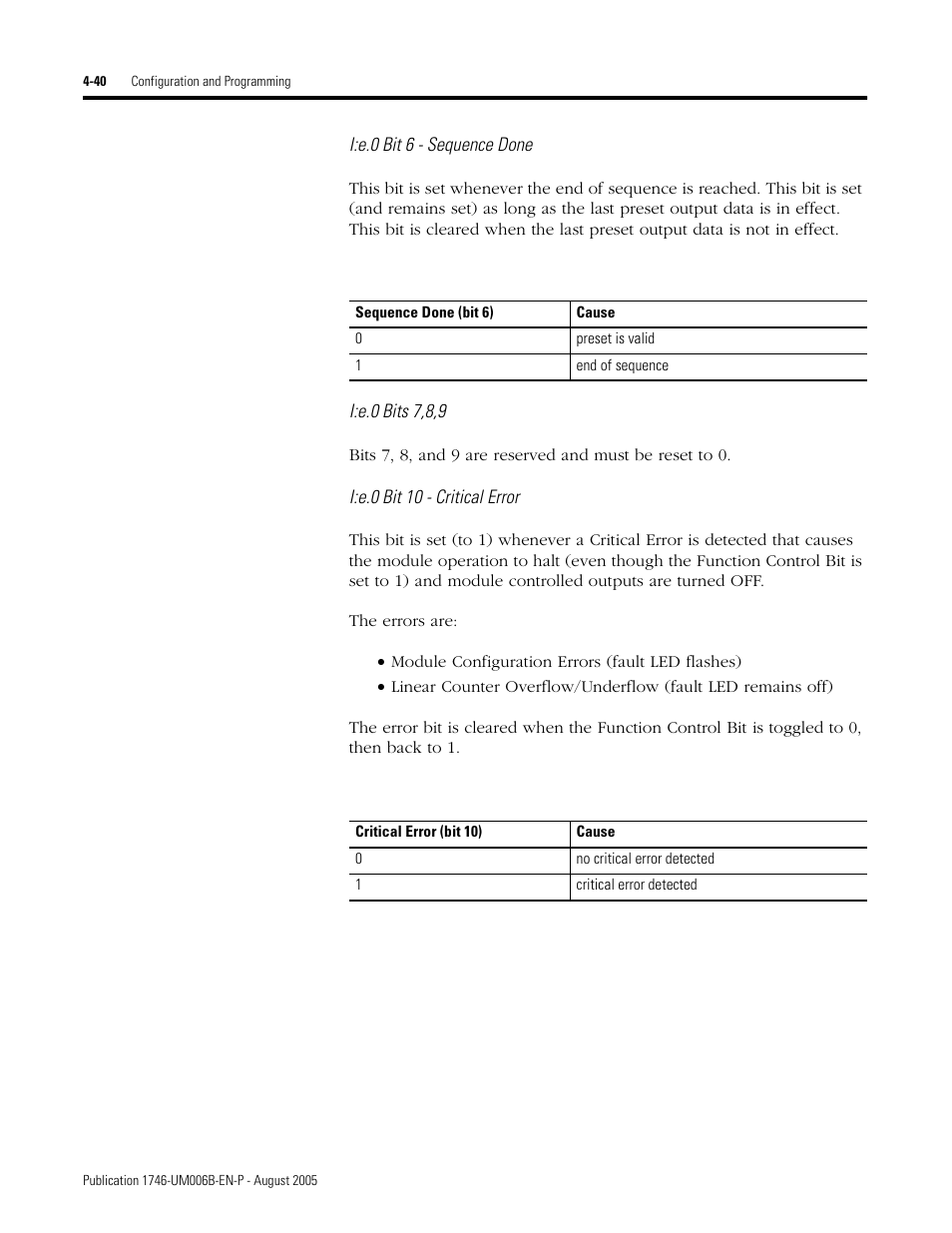 Rockwell Automation 1746-HSCE,D17466.5 High-Speed Counter Module User Manual | Page 100 / 183