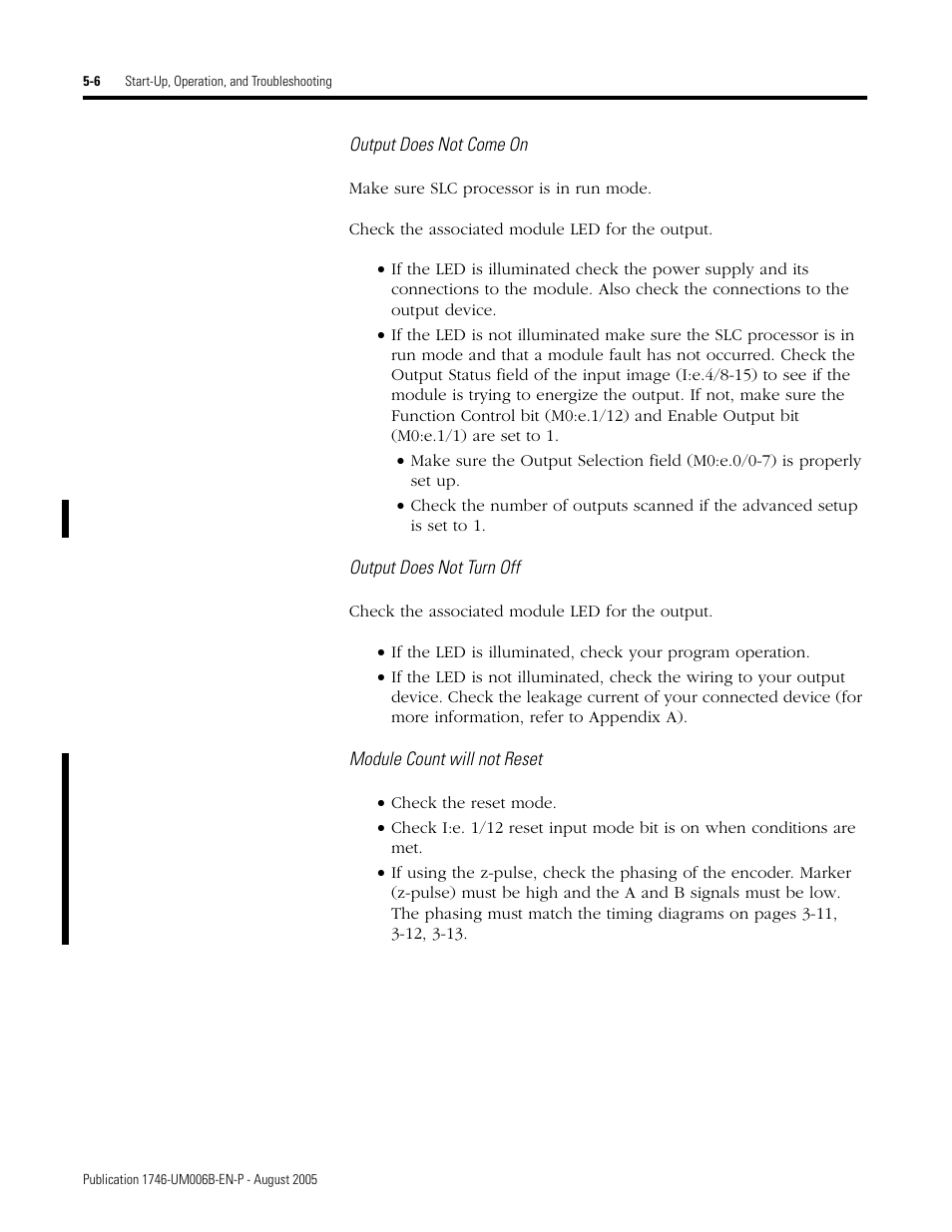 Rockwell Automation 1746-HSCE,D17466.5 High-Speed Counter Module User Manual | Page 112 / 183