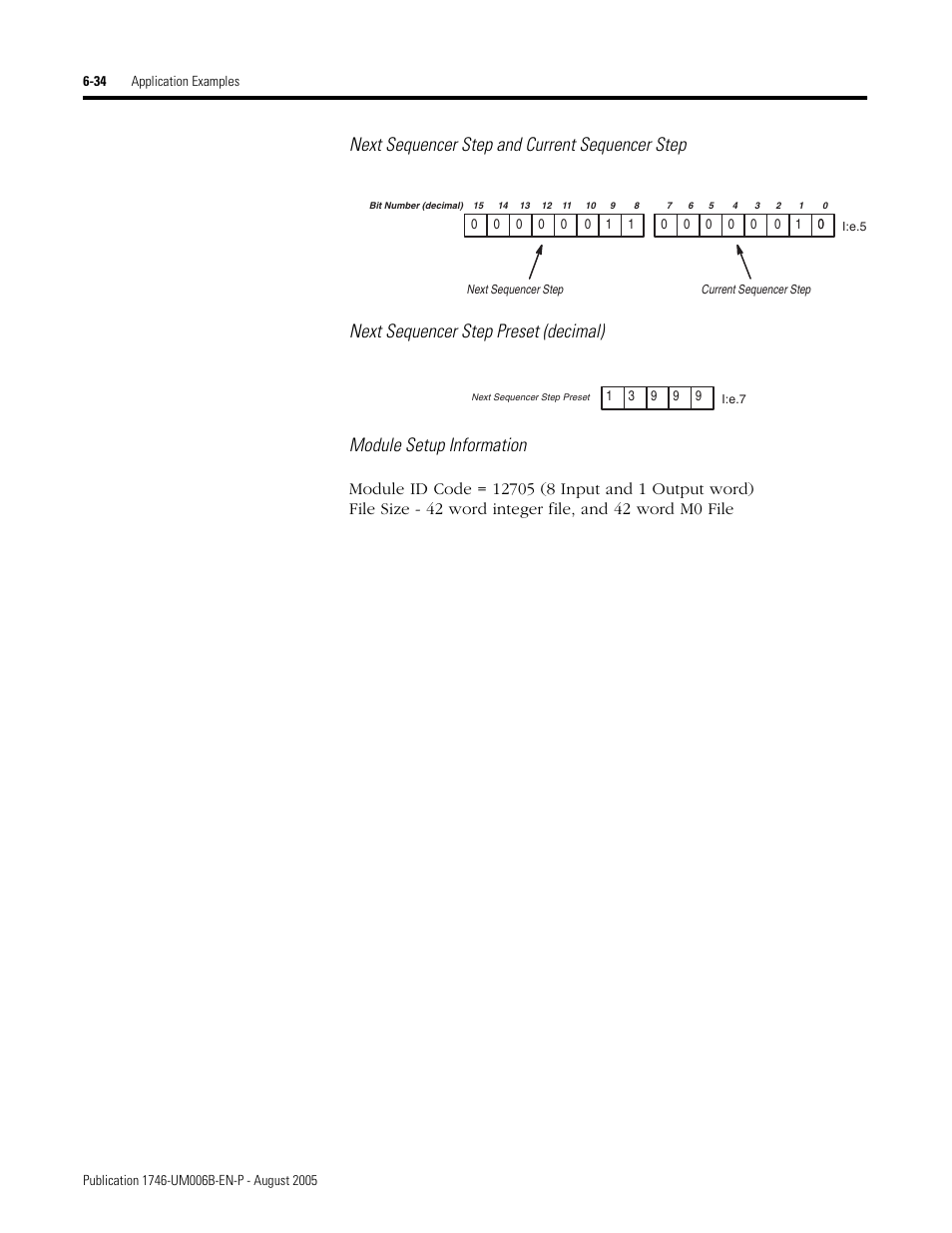 Rockwell Automation 1746-HSCE,D17466.5 High-Speed Counter Module User Manual | Page 146 / 183