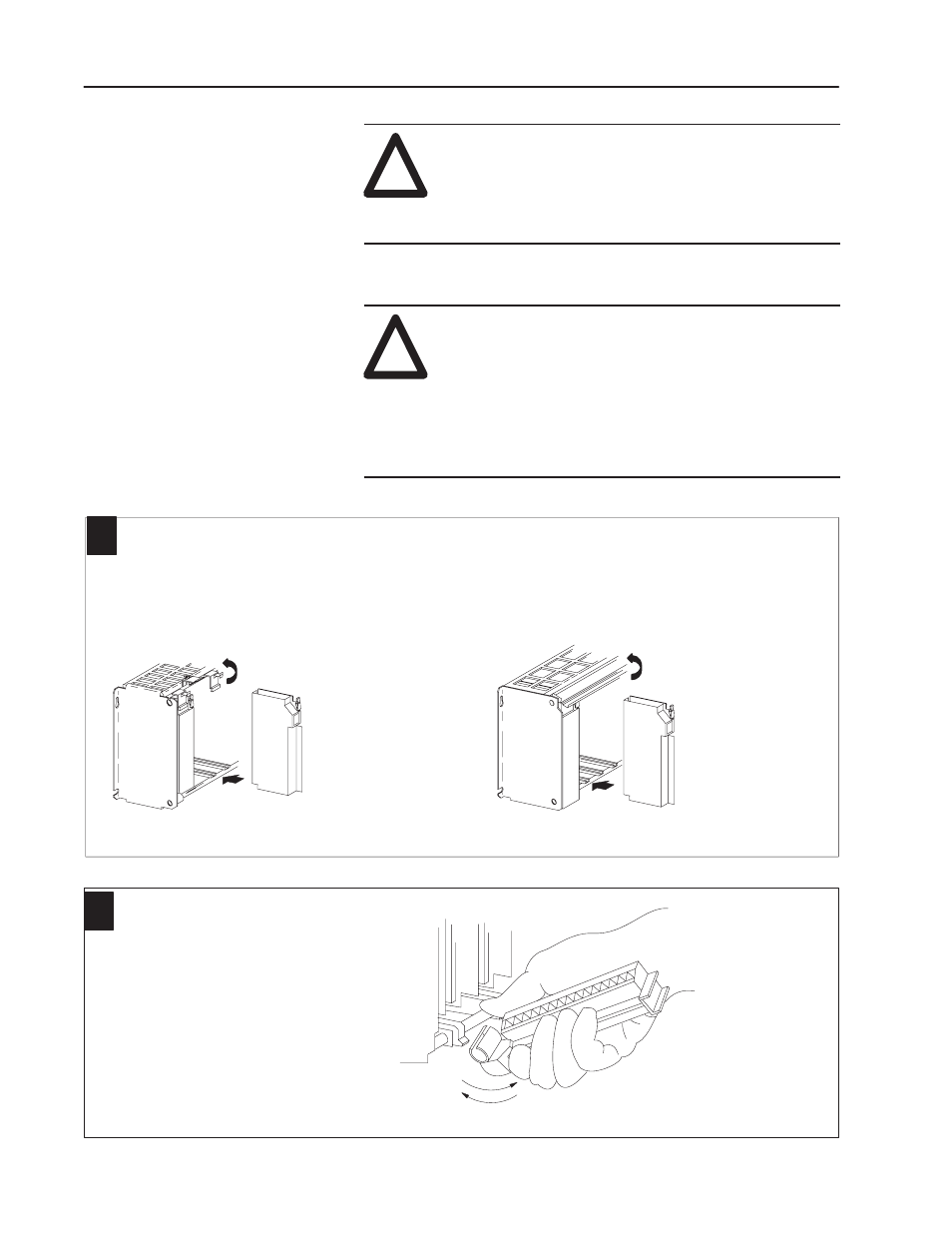 Install the module and field wiring arm | Rockwell Automation 1771-IXHR INSTL INSTR HI RES TC/MV INPUT User Manual | Page 4 / 12