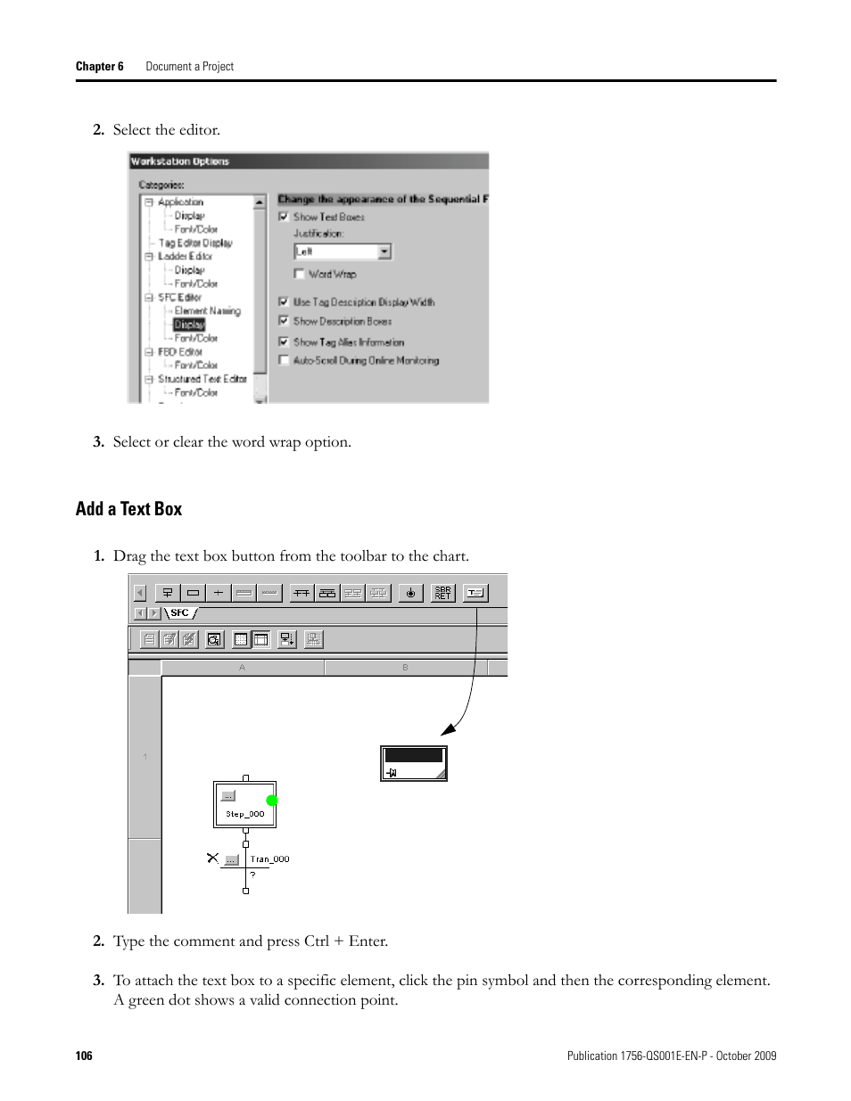 Add a text box | Rockwell Automation Logix5000 Logix5000 Controllers Quick Start User Manual | Page 106 / 148