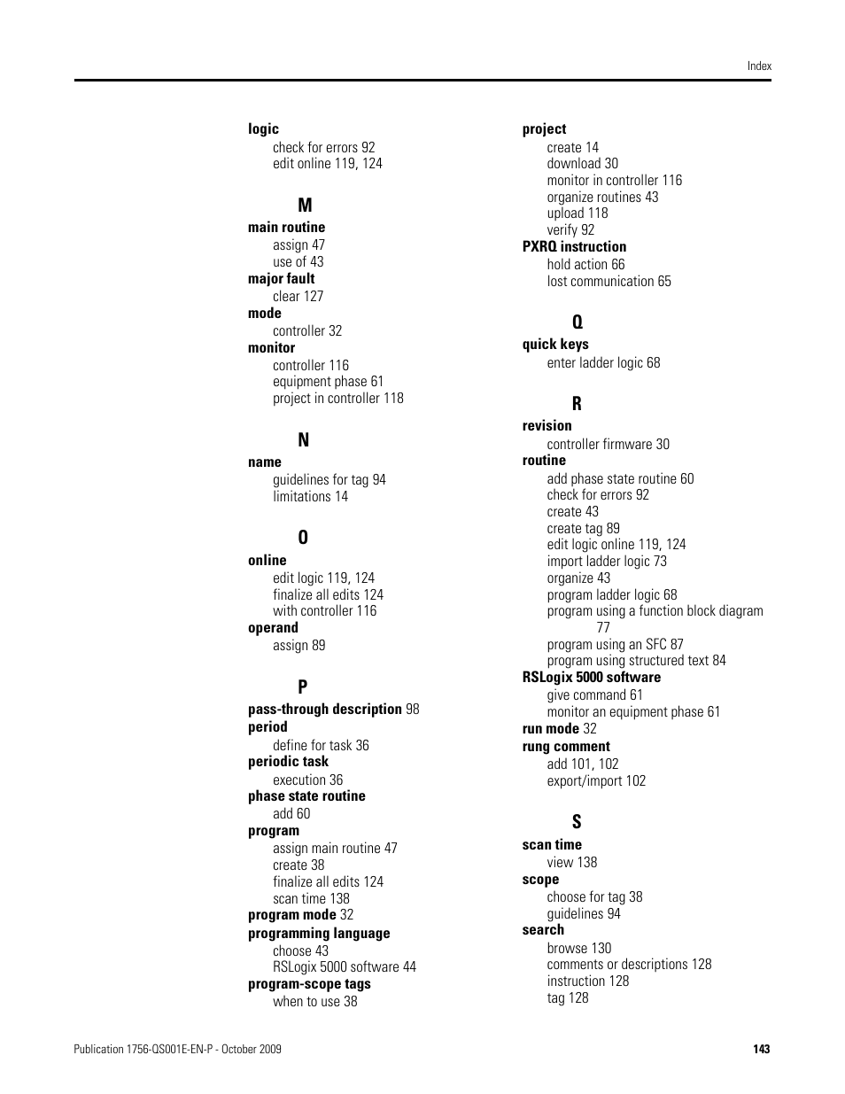 Rockwell Automation Logix5000 Logix5000 Controllers Quick Start User Manual | Page 143 / 148