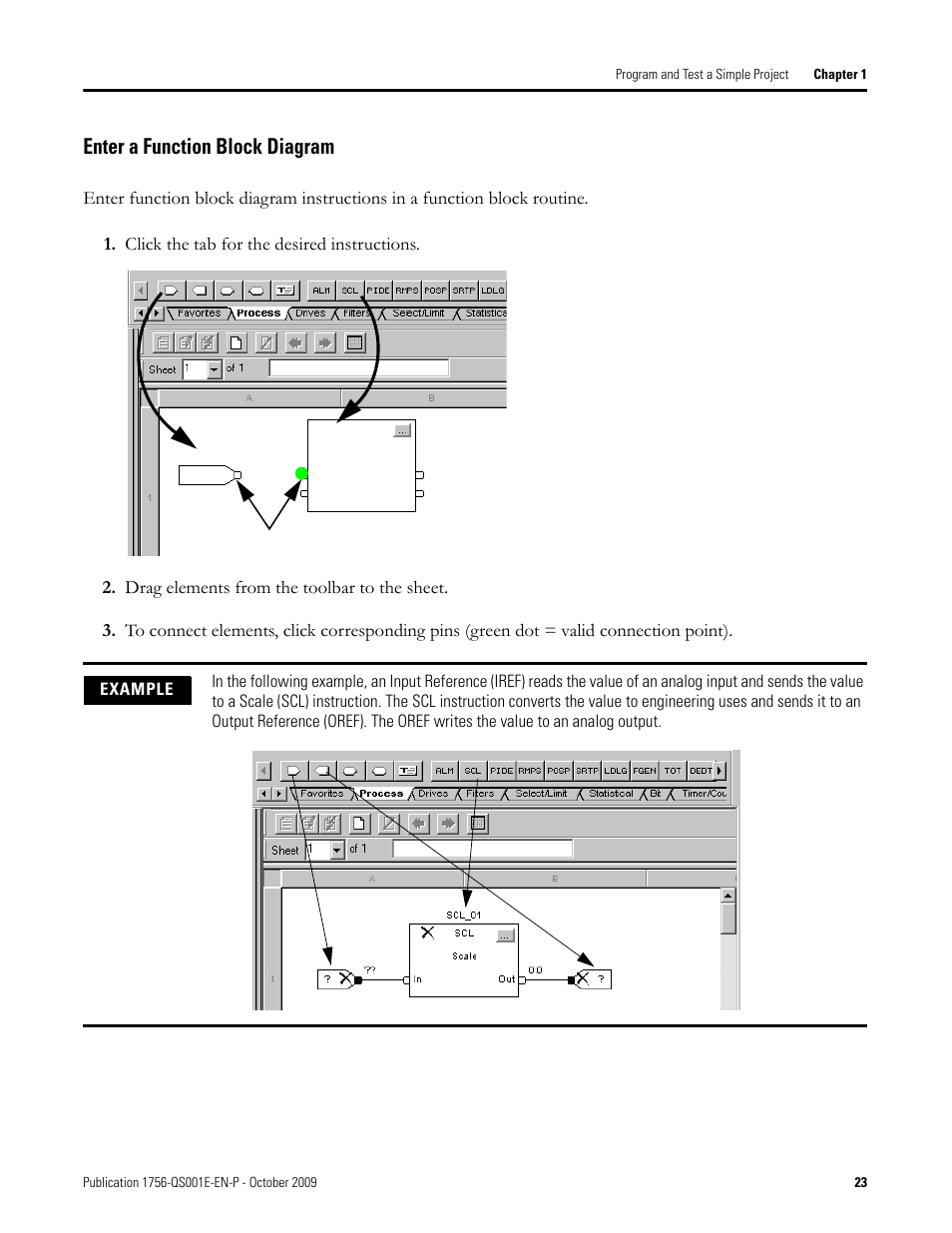 Enter a function block diagram | Rockwell Automation Logix5000 Logix5000 Controllers Quick Start User Manual | Page 23 / 148