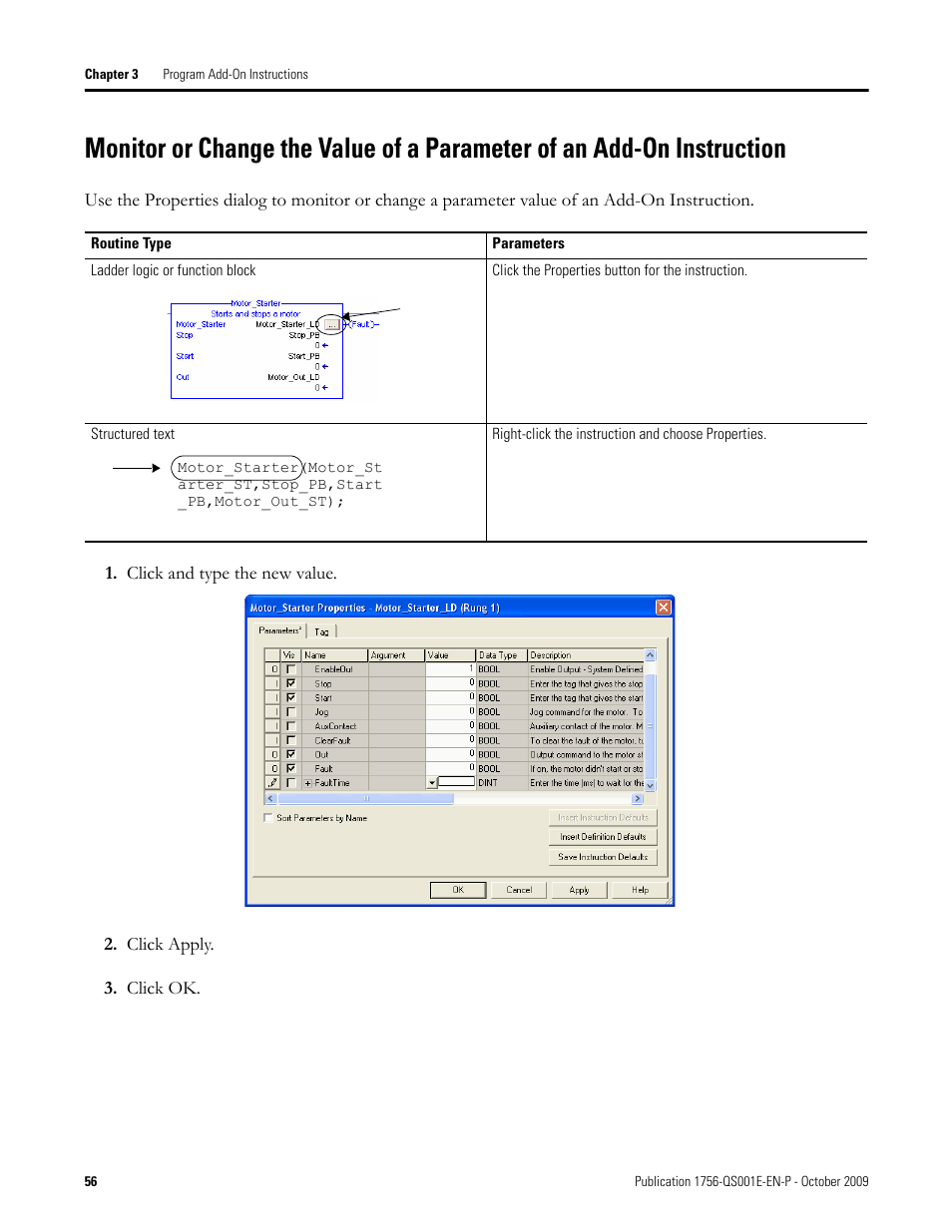 Rockwell Automation Logix5000 Logix5000 Controllers Quick Start User Manual | Page 56 / 148