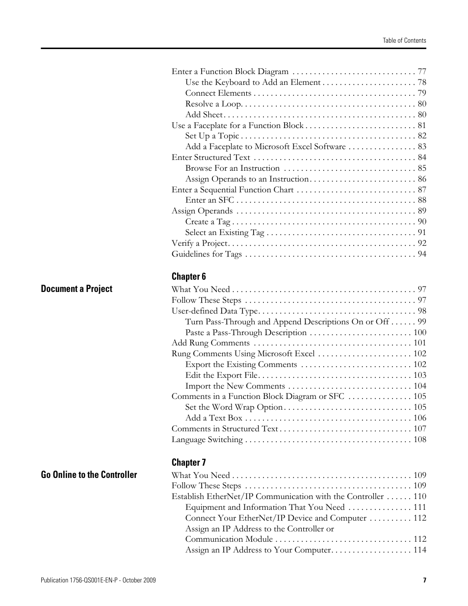 Rockwell Automation Logix5000 Logix5000 Controllers Quick Start User Manual | Page 7 / 148