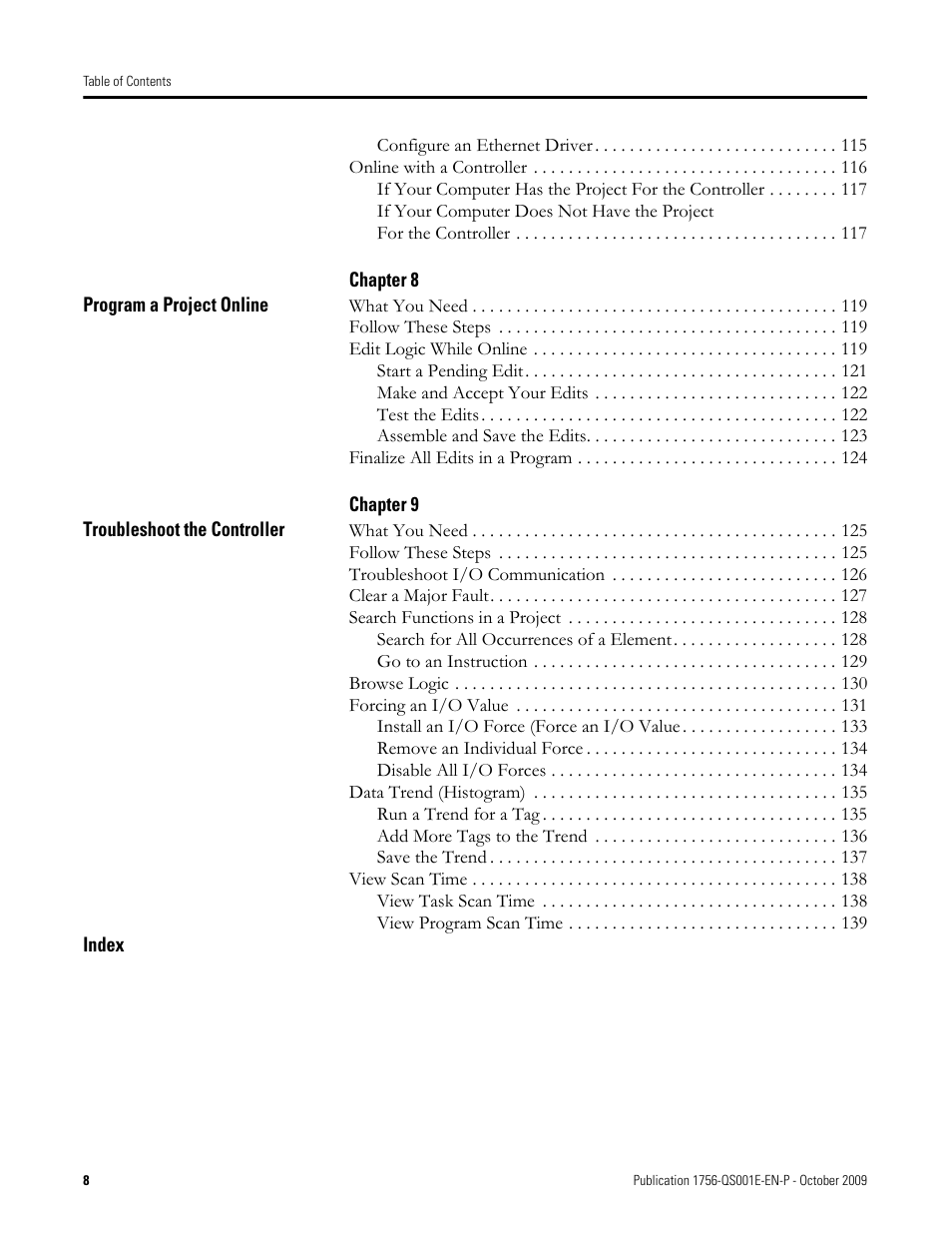 Rockwell Automation Logix5000 Logix5000 Controllers Quick Start User Manual | Page 8 / 148