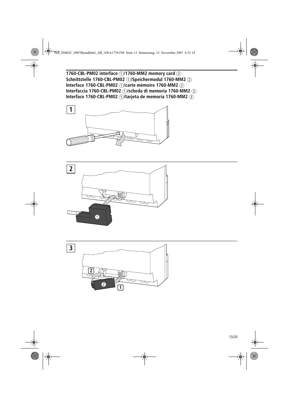 Rockwell Automation 1760-Lxxxx Pico Controller Installation Instructions User Manual | Page 13 / 20