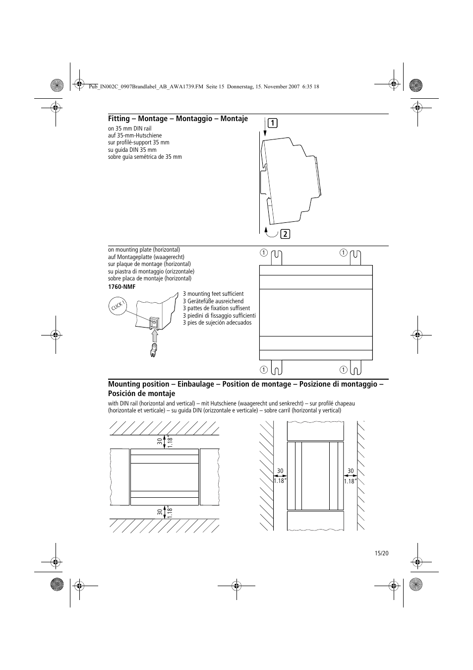 Rockwell Automation 1760-Lxxxx Pico Controller Installation Instructions User Manual | Page 15 / 20