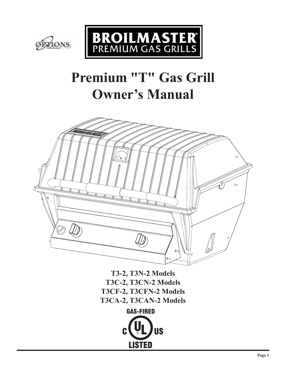 Broilmaster T3-2 User Manual | 24 pages