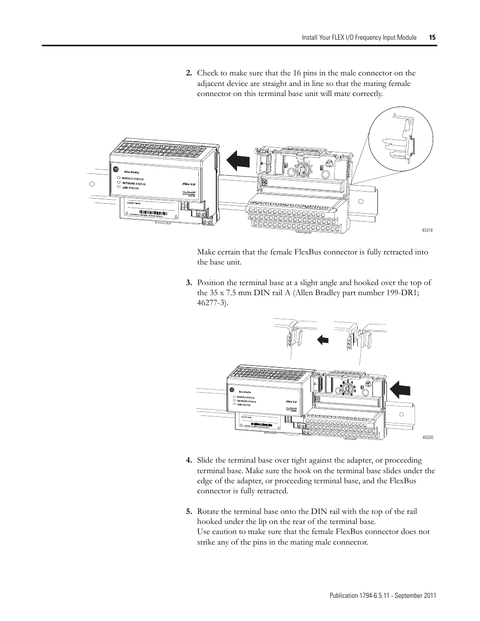 Rockwell Automation 1794-IJ2XT FLEX I/O Frequency Input Modules User Manual User Manual | Page 25 / 87