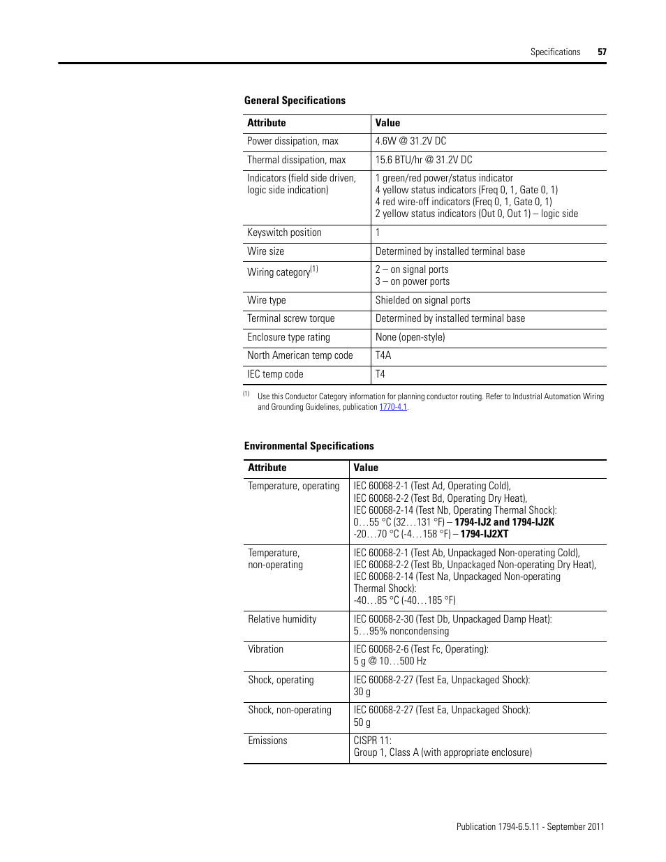 Rockwell Automation 1794-IJ2XT FLEX I/O Frequency Input Modules User Manual User Manual | Page 67 / 87