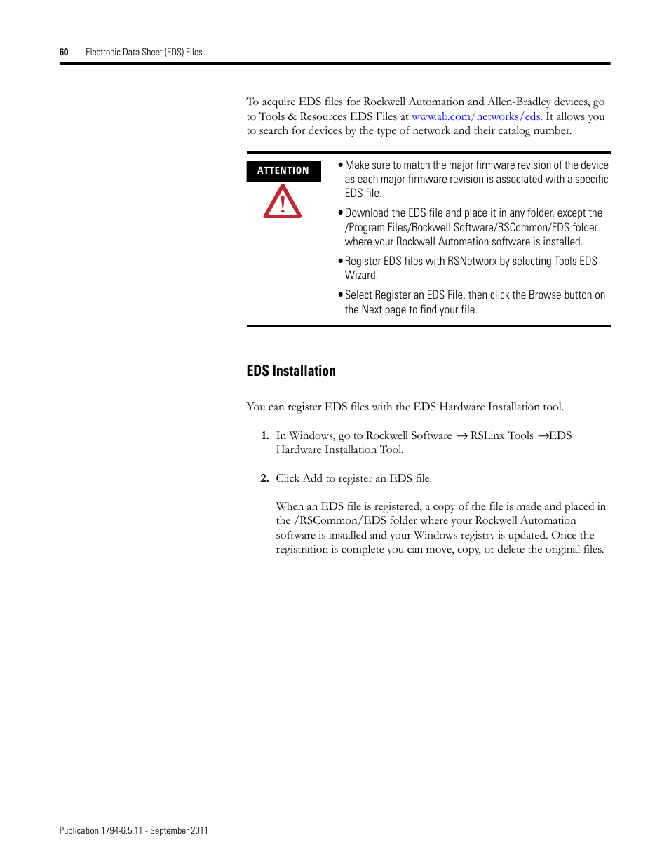 Eds installation | Rockwell Automation 1794-IJ2XT FLEX I/O Frequency Input Modules User Manual User Manual | Page 70 / 87