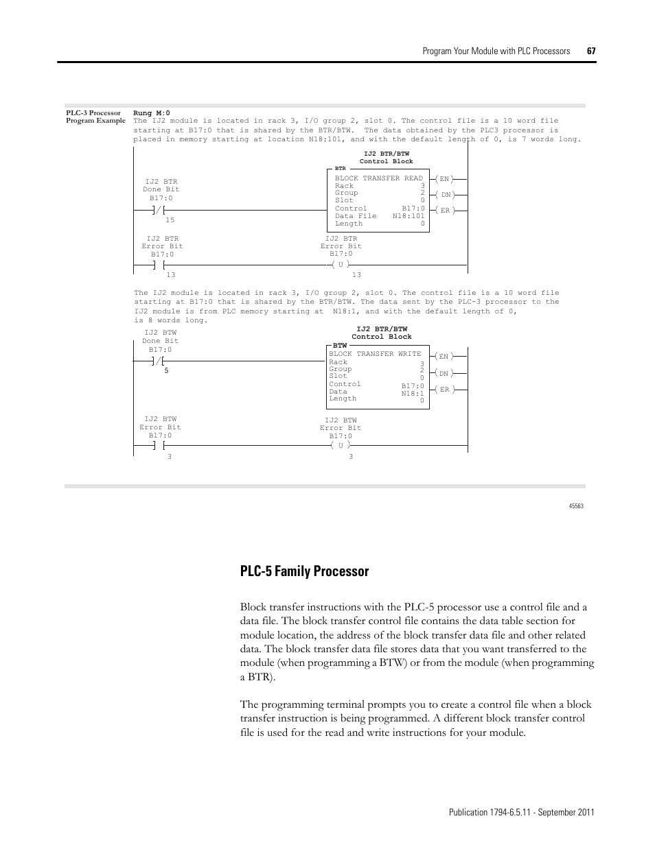 Plc-5 family processor | Rockwell Automation 1794-IJ2XT FLEX I/O Frequency Input Modules User Manual User Manual | Page 77 / 87