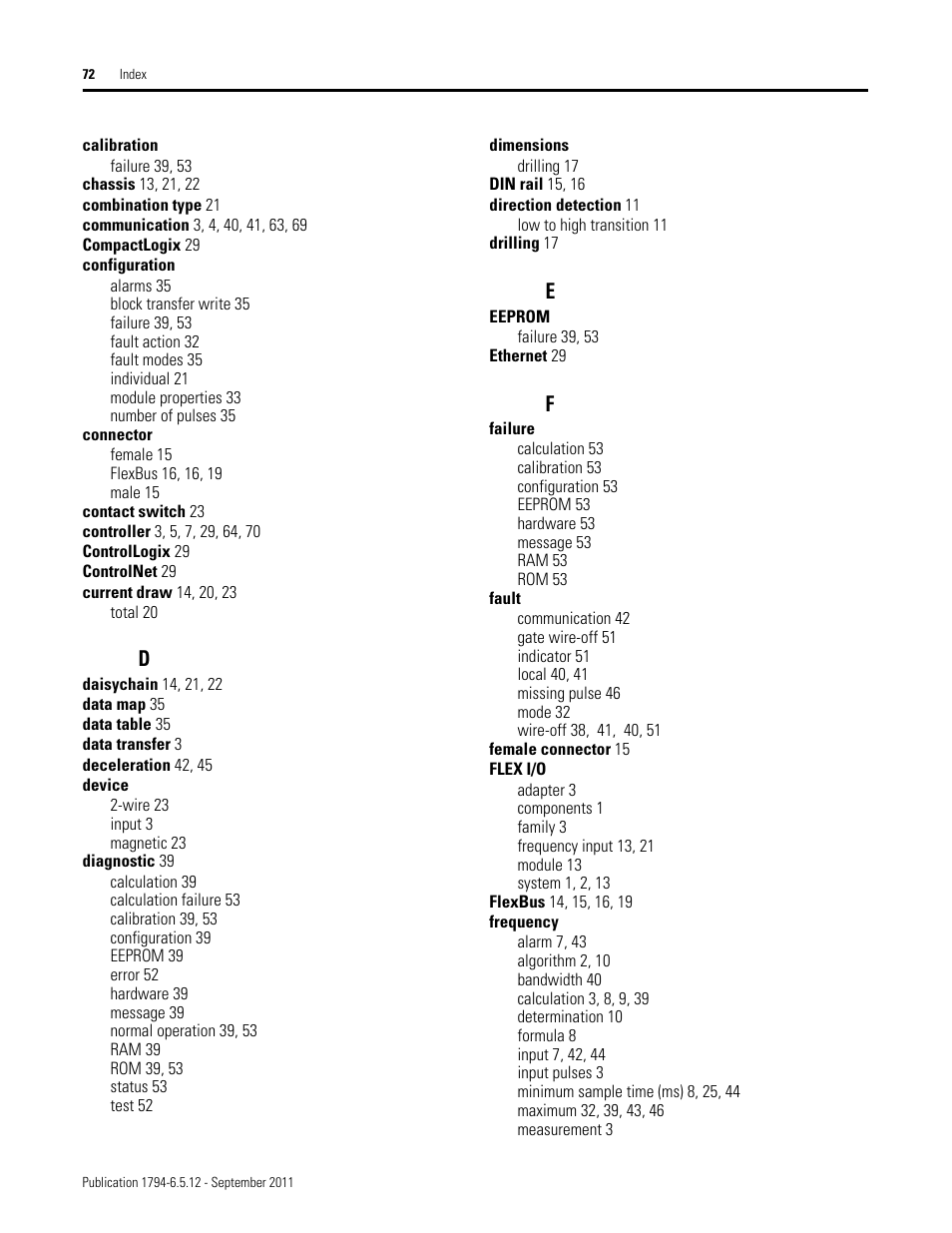 Rockwell Automation 1794-IJ2XT FLEX I/O Frequency Input Modules User Manual User Manual | Page 82 / 87