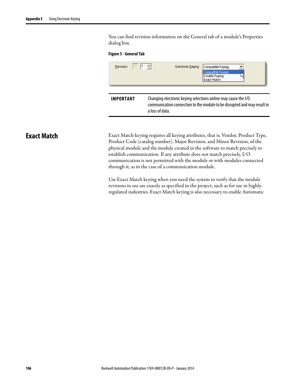 Exact match | Rockwell Automation 1769-ASCII Compact I/O ASCII Module User Manual | Page 106 / 118