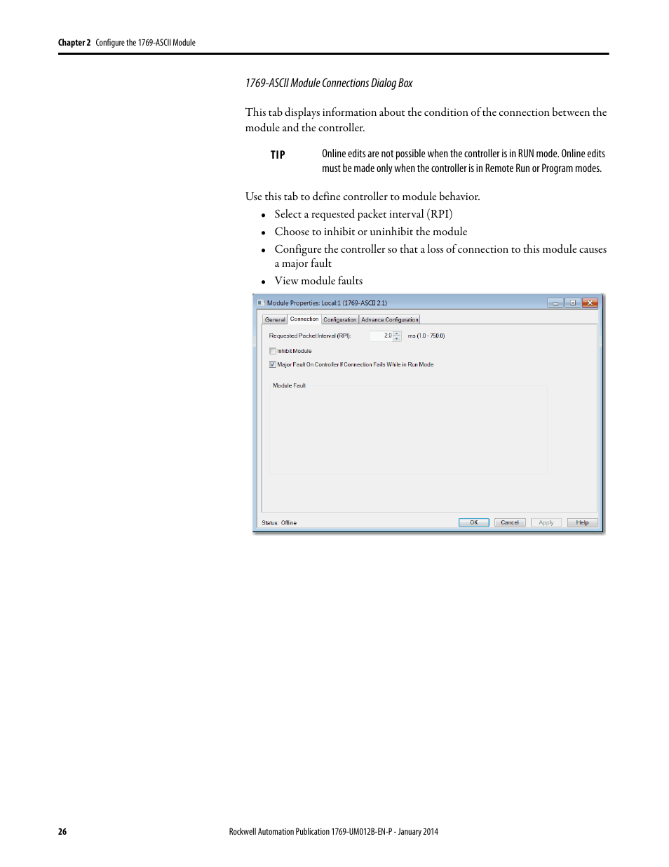 Rockwell Automation 1769-ASCII Compact I/O ASCII Module User Manual | Page 26 / 118
