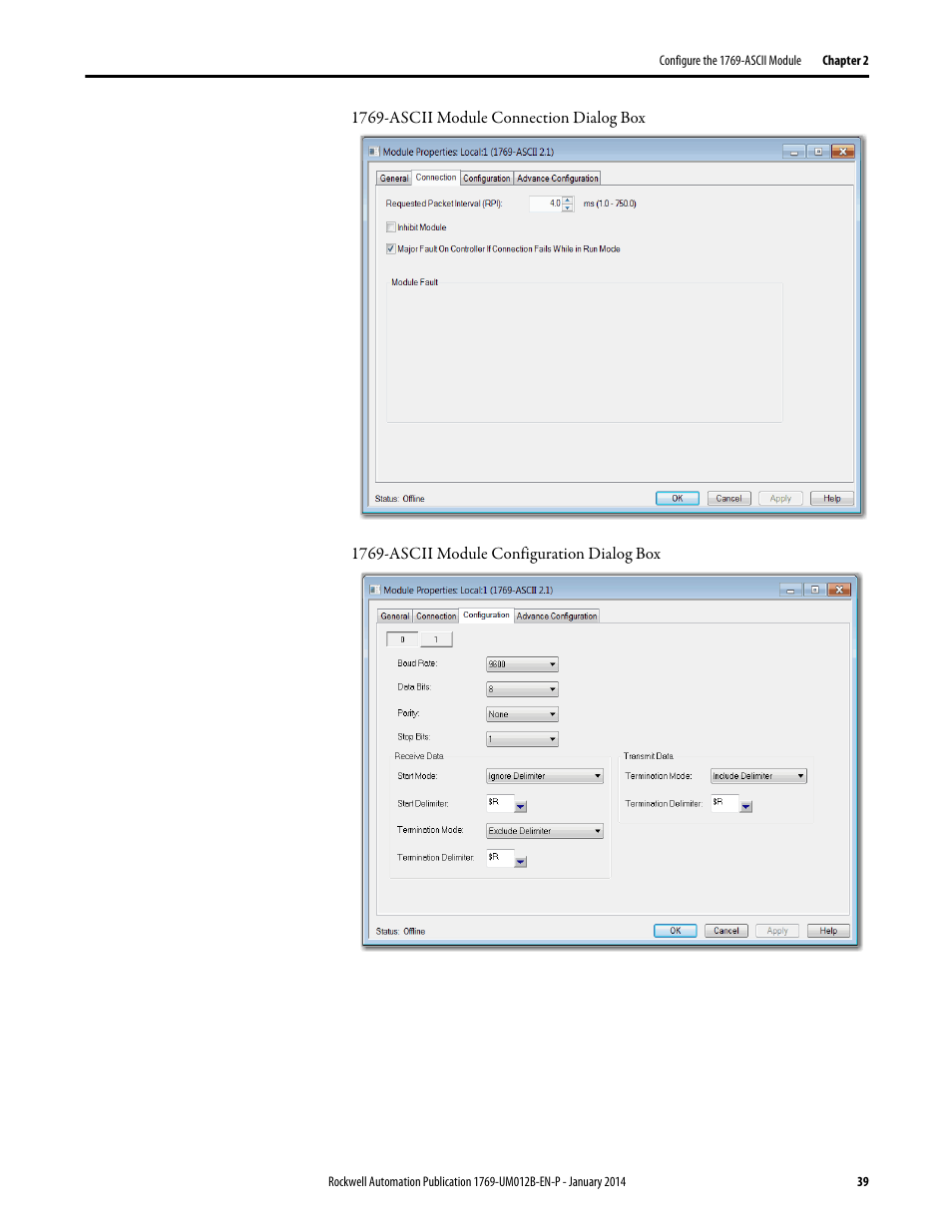 Rockwell Automation 1769-ASCII Compact I/O ASCII Module User Manual | Page 39 / 118