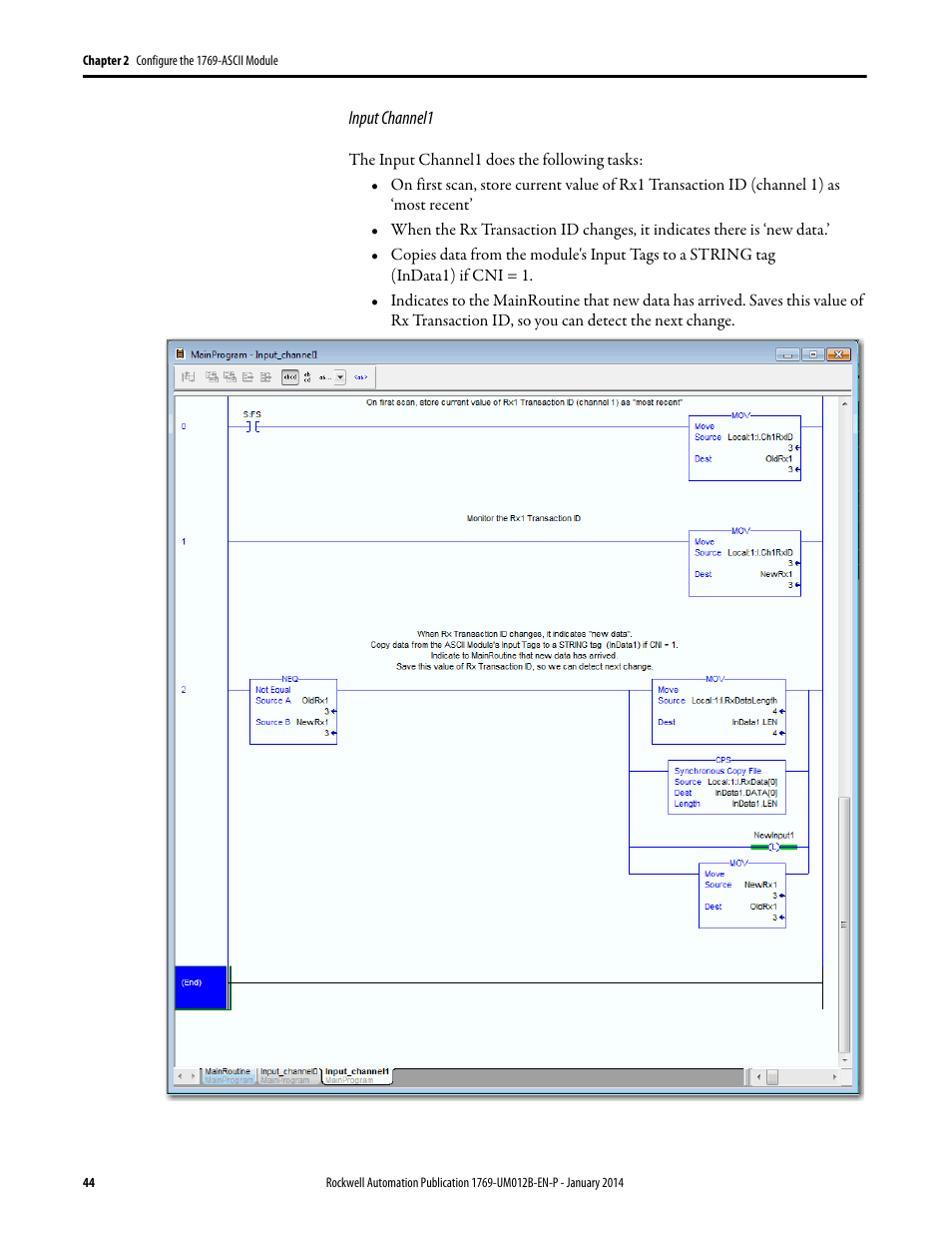 Rockwell Automation 1769-ASCII Compact I/O ASCII Module User Manual | Page 44 / 118